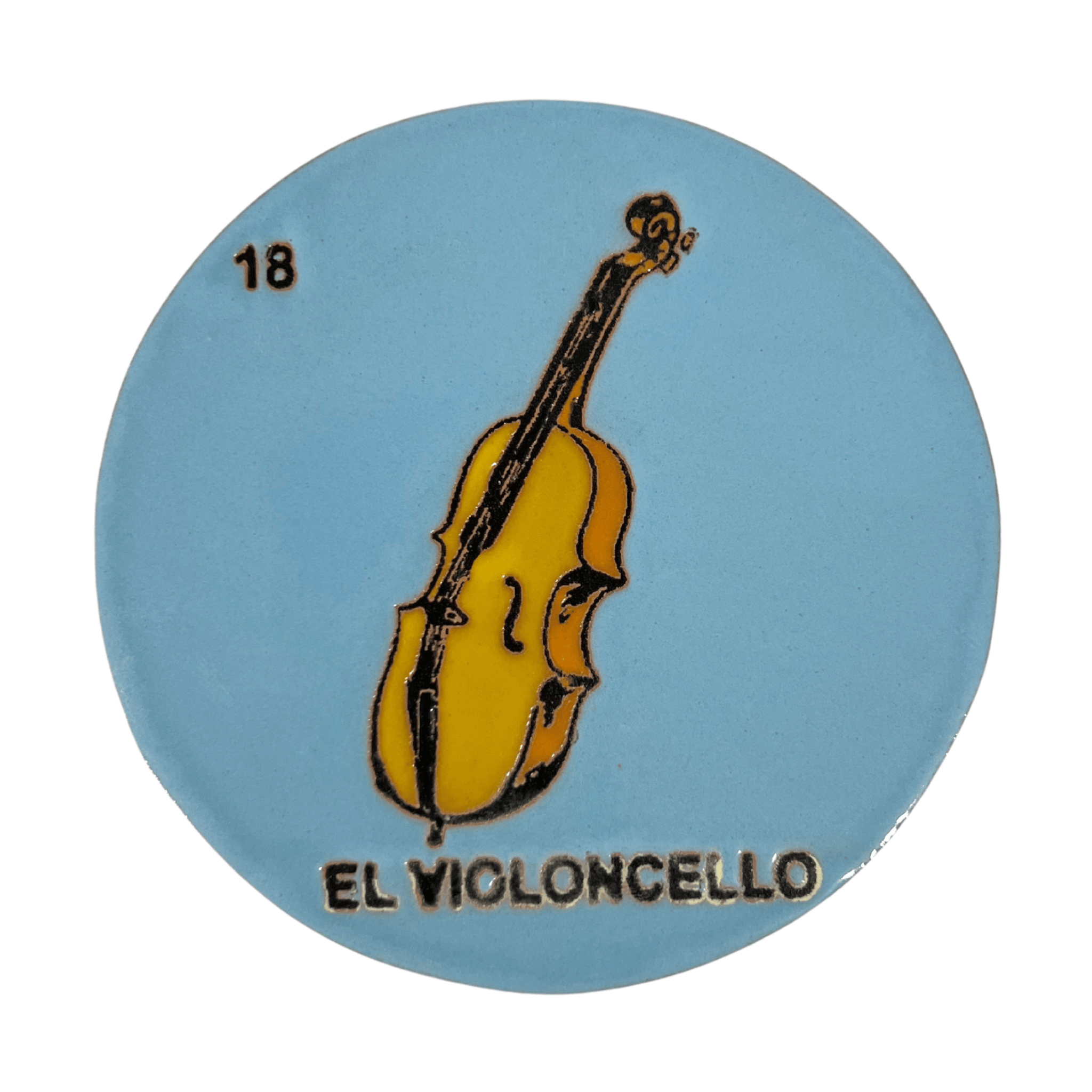 PORTAVASOS LOTERIA EL VIOLONCELLO