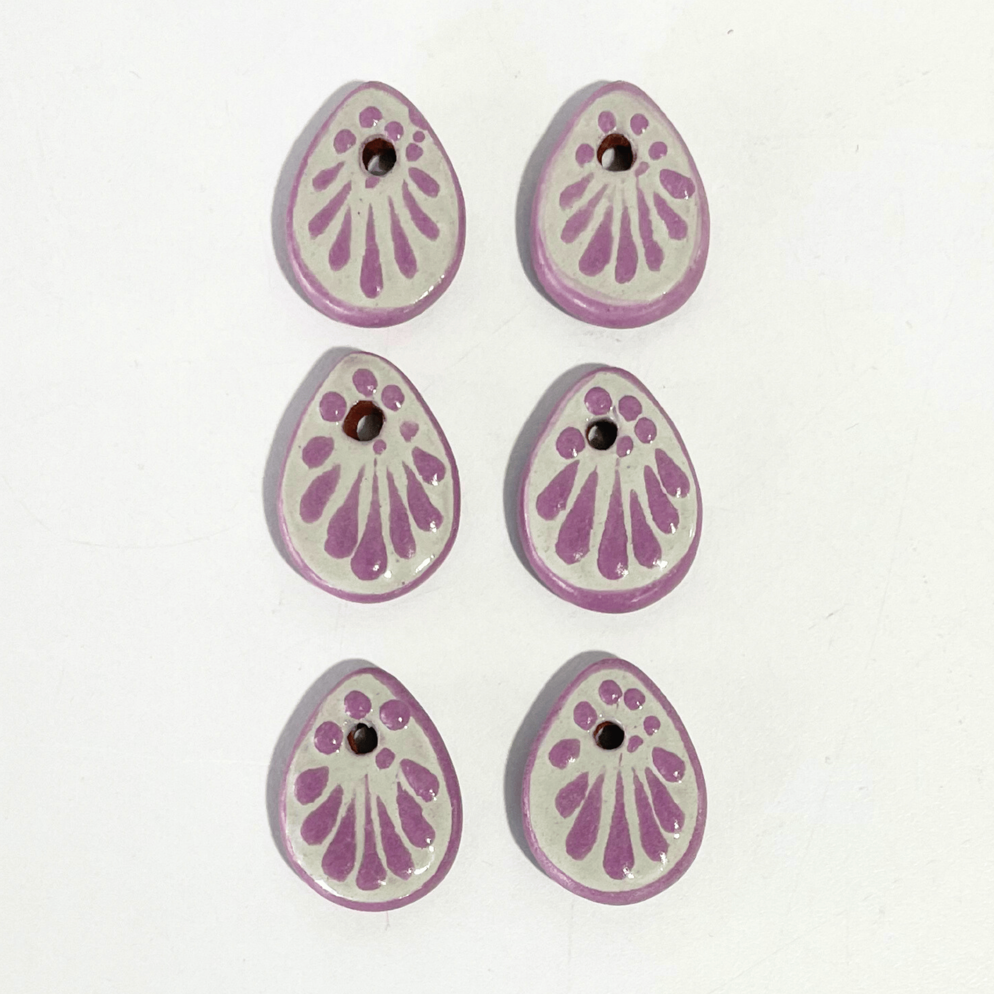 GOTA PLANA 2 CM FONDO TRADICIONAL DECORADO MORADO