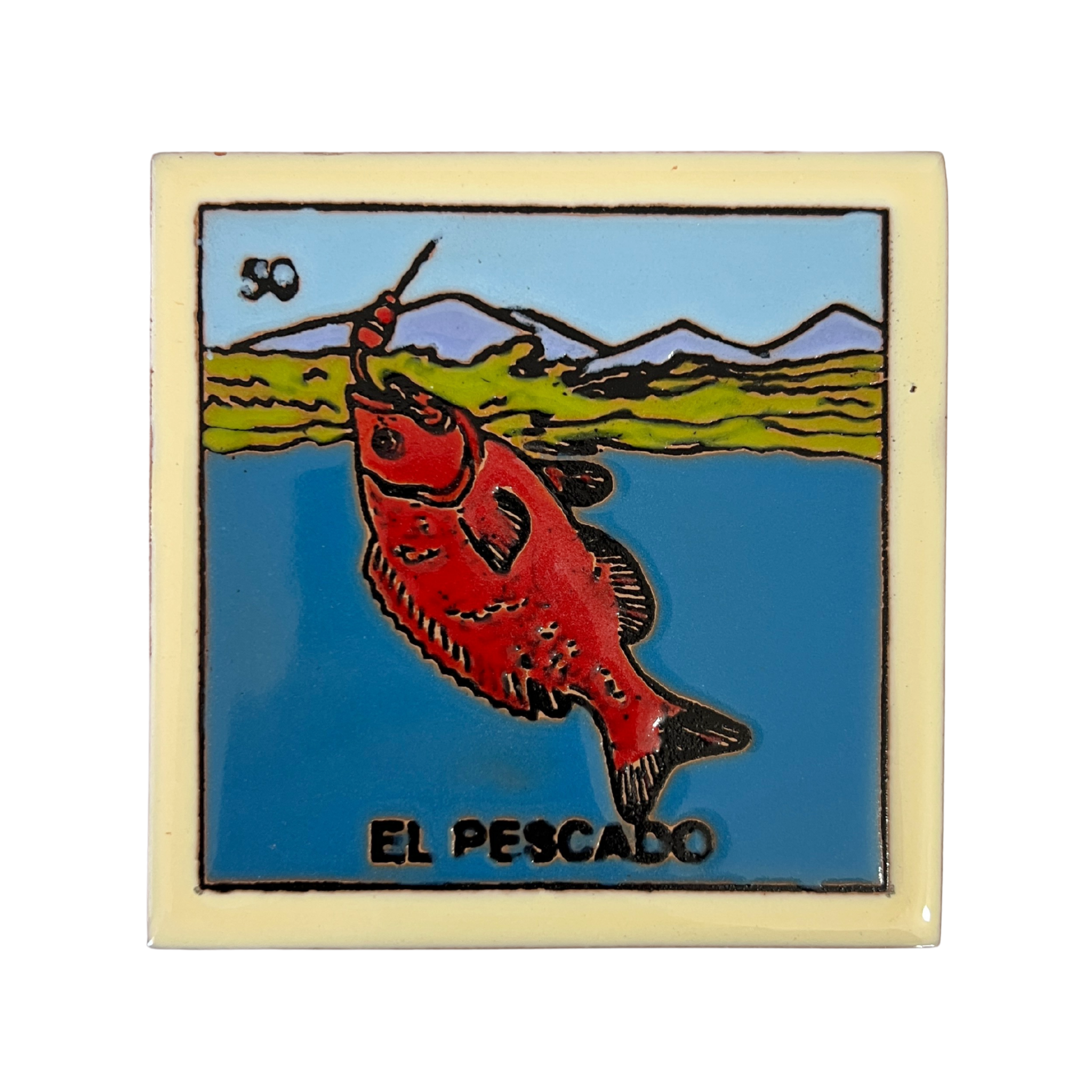 MOSAICO 10 CM LOTERIA EL PESCADO
