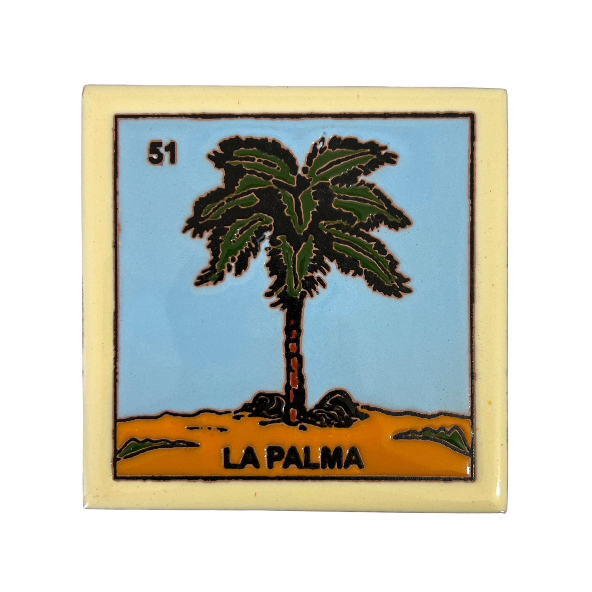 MOSAICO 10 CM LOTERIA LA PALMA