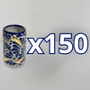TEQUILERO NO PERSONALIZADO FONDO TRADICIONAL MIK AZUL COBALTO DESTELLOS DE ORO