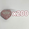ALHAJERO GRANDE 16 CARACTERES FORMA DE CORAZON FONDO TRADICIONAL MIK ROSA