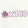 ESTRELLA 5 PICOS 1.7 CM FONDO TRADICIONAL DECORADO MORADO
