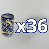 TEQUILERO NO PERSONALIZADO FONDO TRADICIONAL MIK AZUL COBALTO DESTELLOS DE ORO