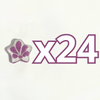 ESTRELLA 5 PICOS 1.7 CM FONDO TRADICIONAL DECORADO MORADO