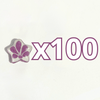 ESTRELLA 5 PICOS 1.7 CM FONDO TRADICIONAL DECORADO MORADO
