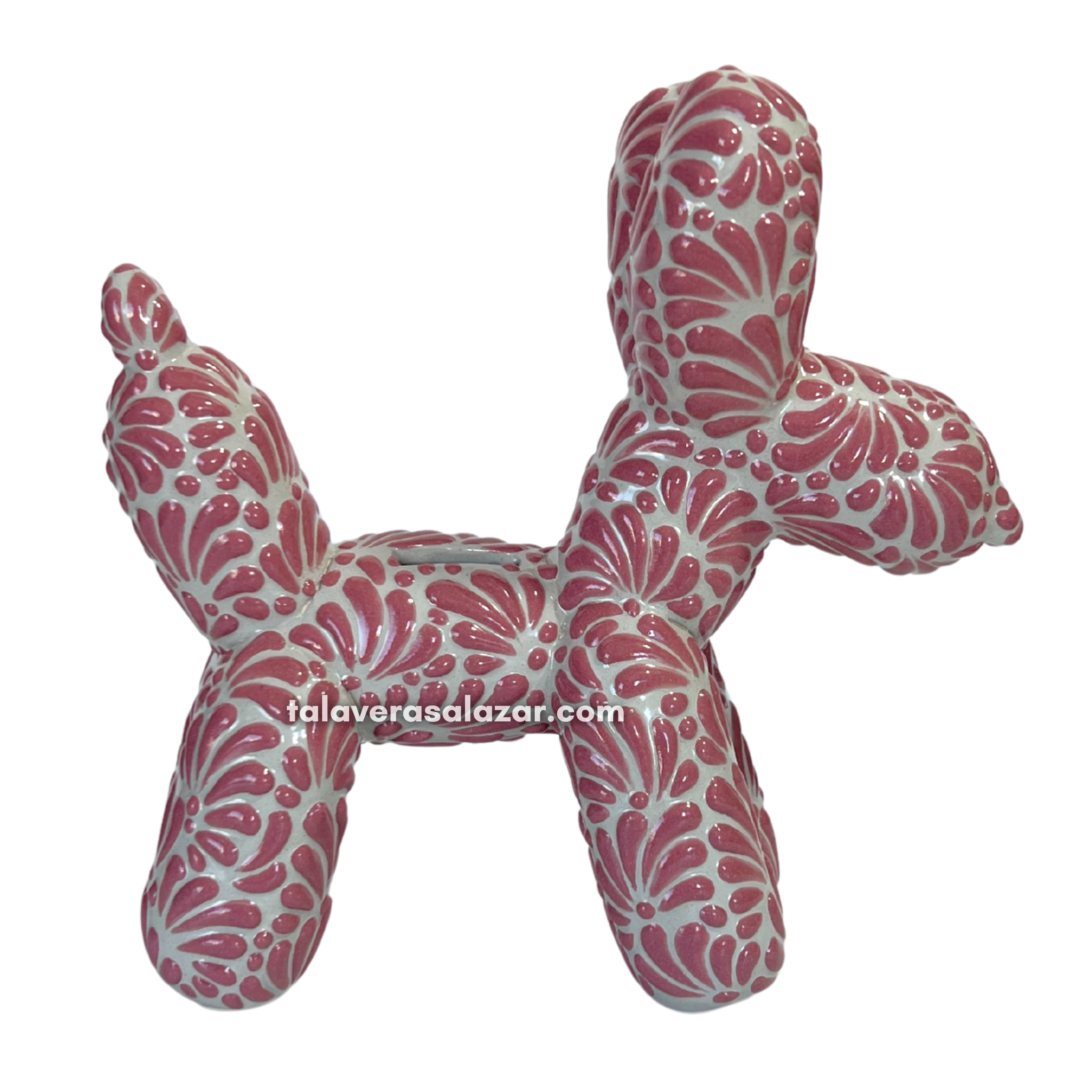 ALCANCIA PERRITO GLOBO FONDO TRADICIONAL MIK ROSA