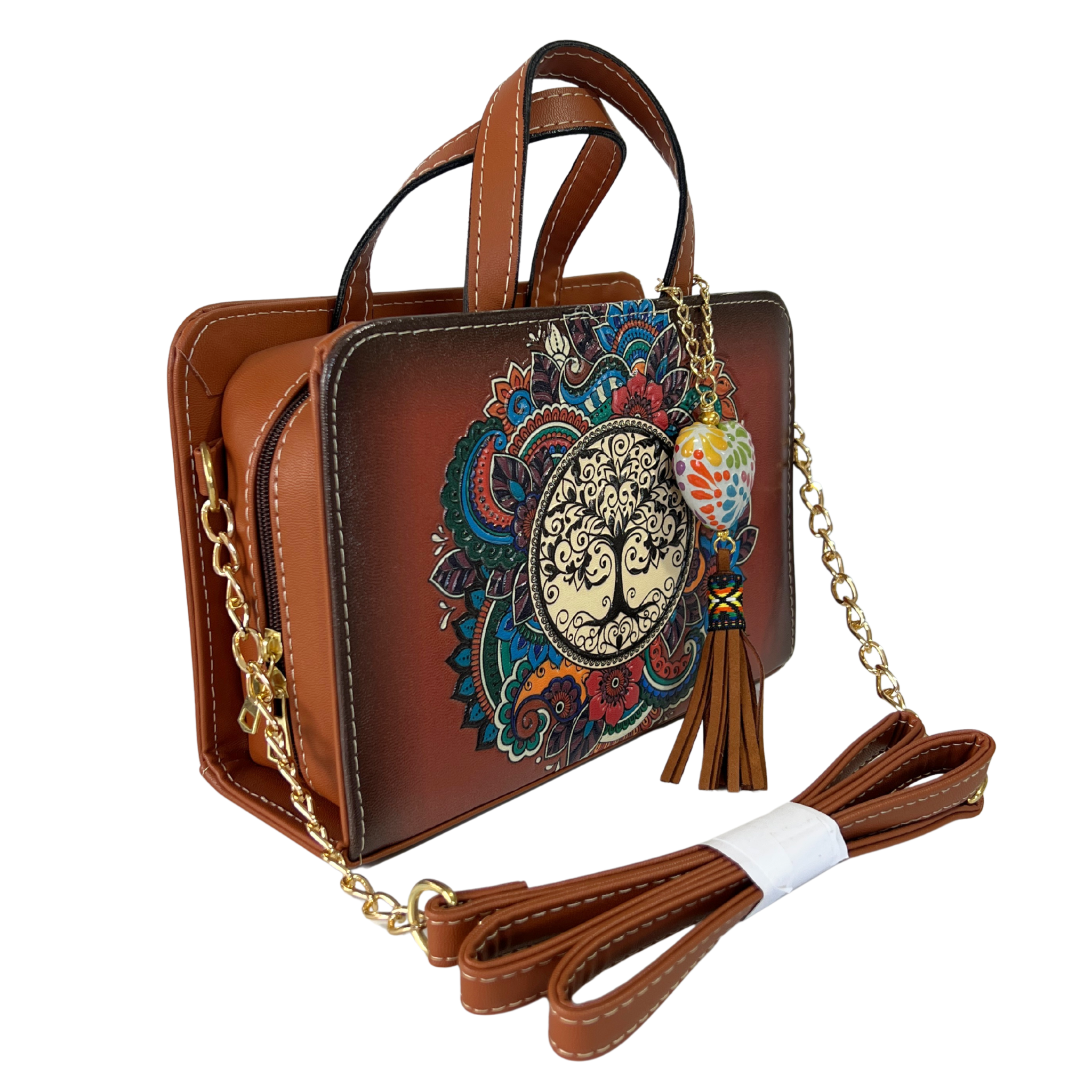 BOLSA ARBOL MANDALA ARTESANAL