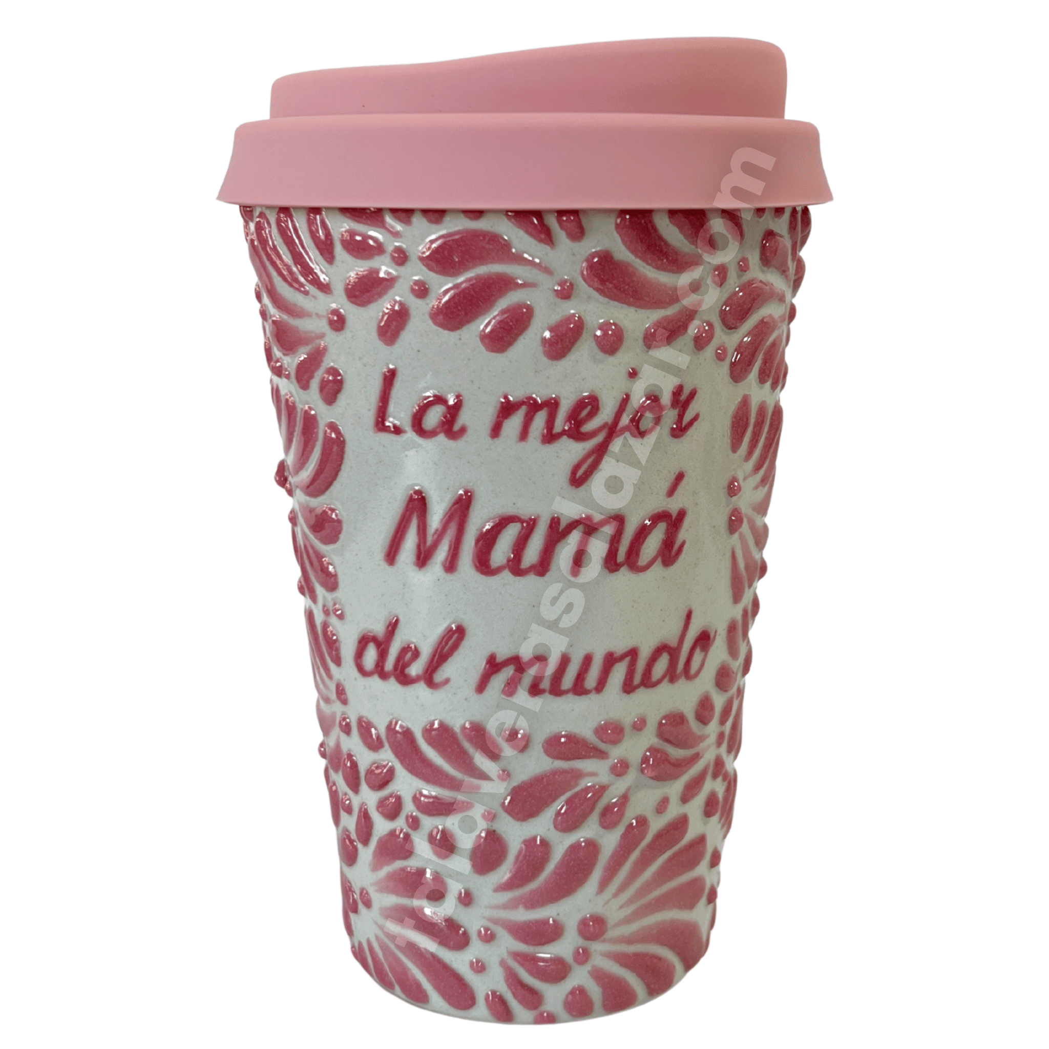 TERMO 15 CM SIN ASA FONDO TRADICIONAL MIK ROSA LA MEJOR MAMÁ DEL MUNDO