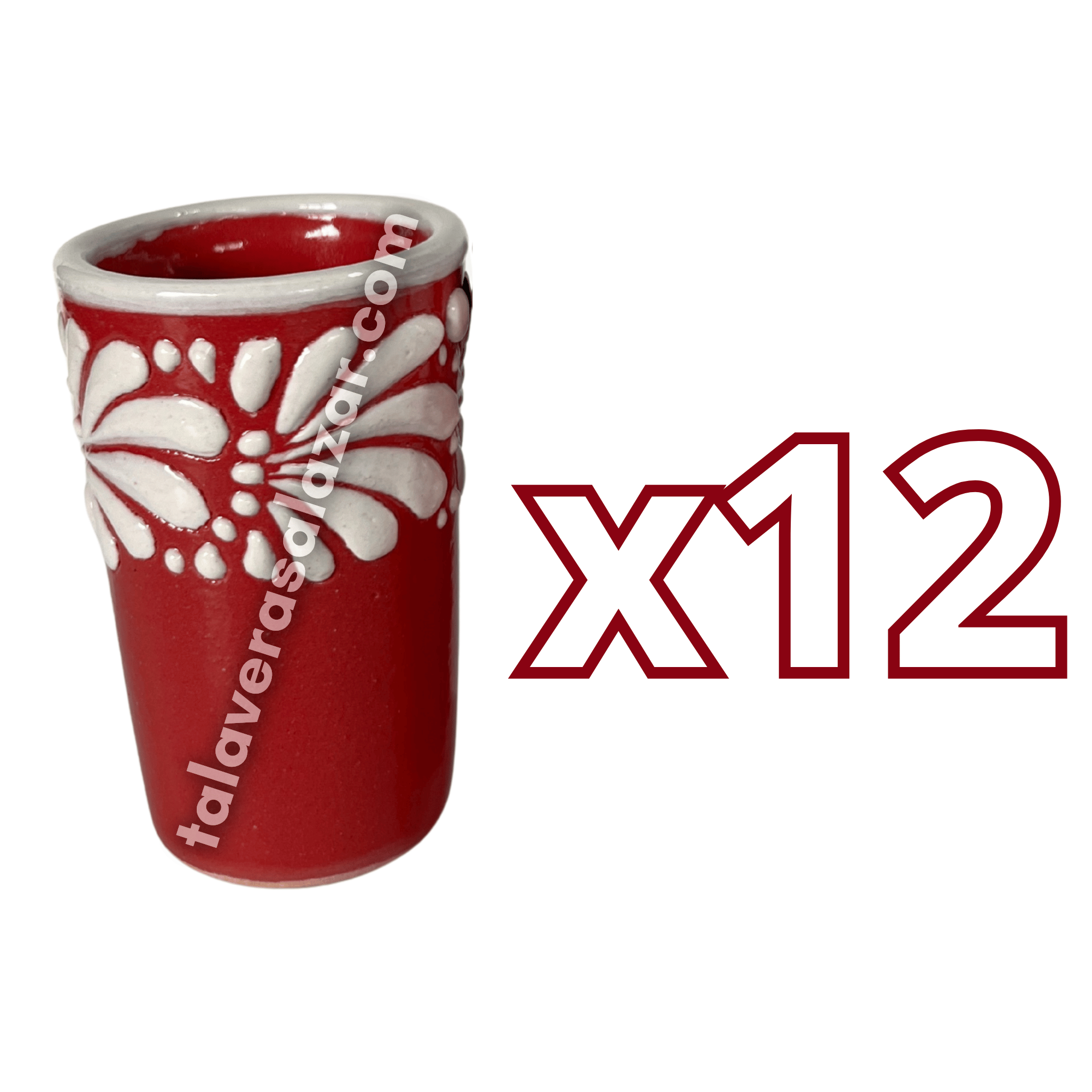 TEQUILERO NO PERSONALIZADO FONDO ROJO MIK CENEFA BLANCO
