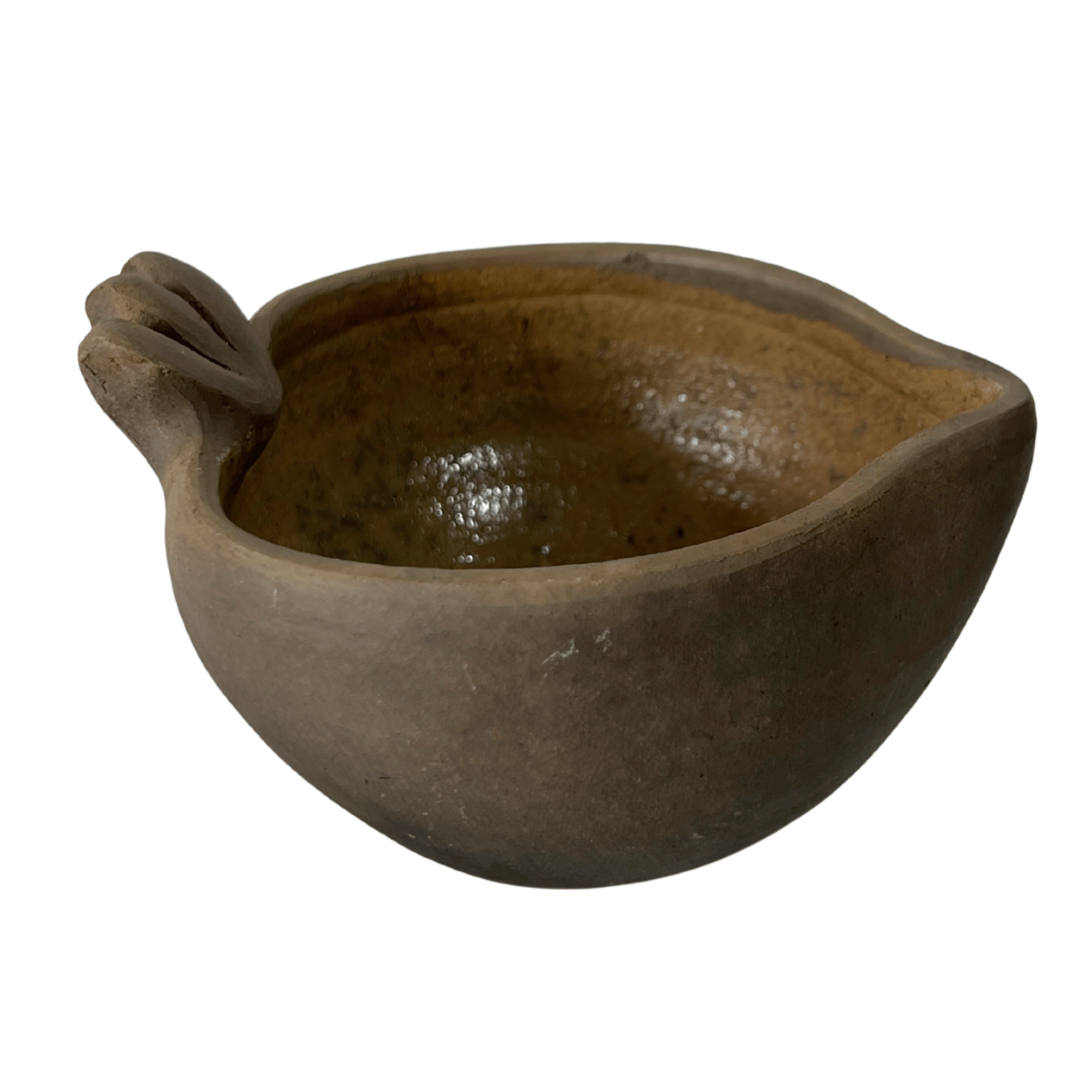 SALSERA BARRO AHUMADO DE CORAZON