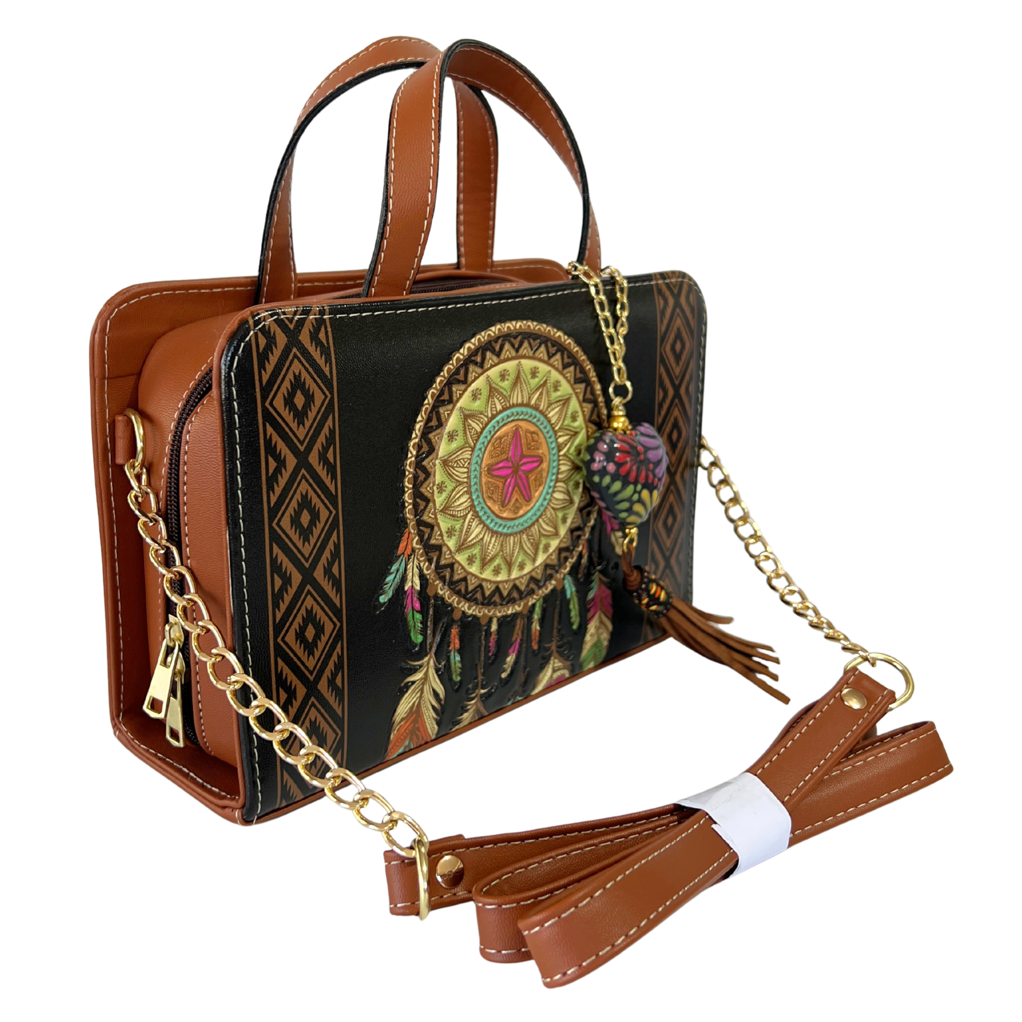 BOLSA ATRAPASUEÑOS ARTESANAL NEGRO