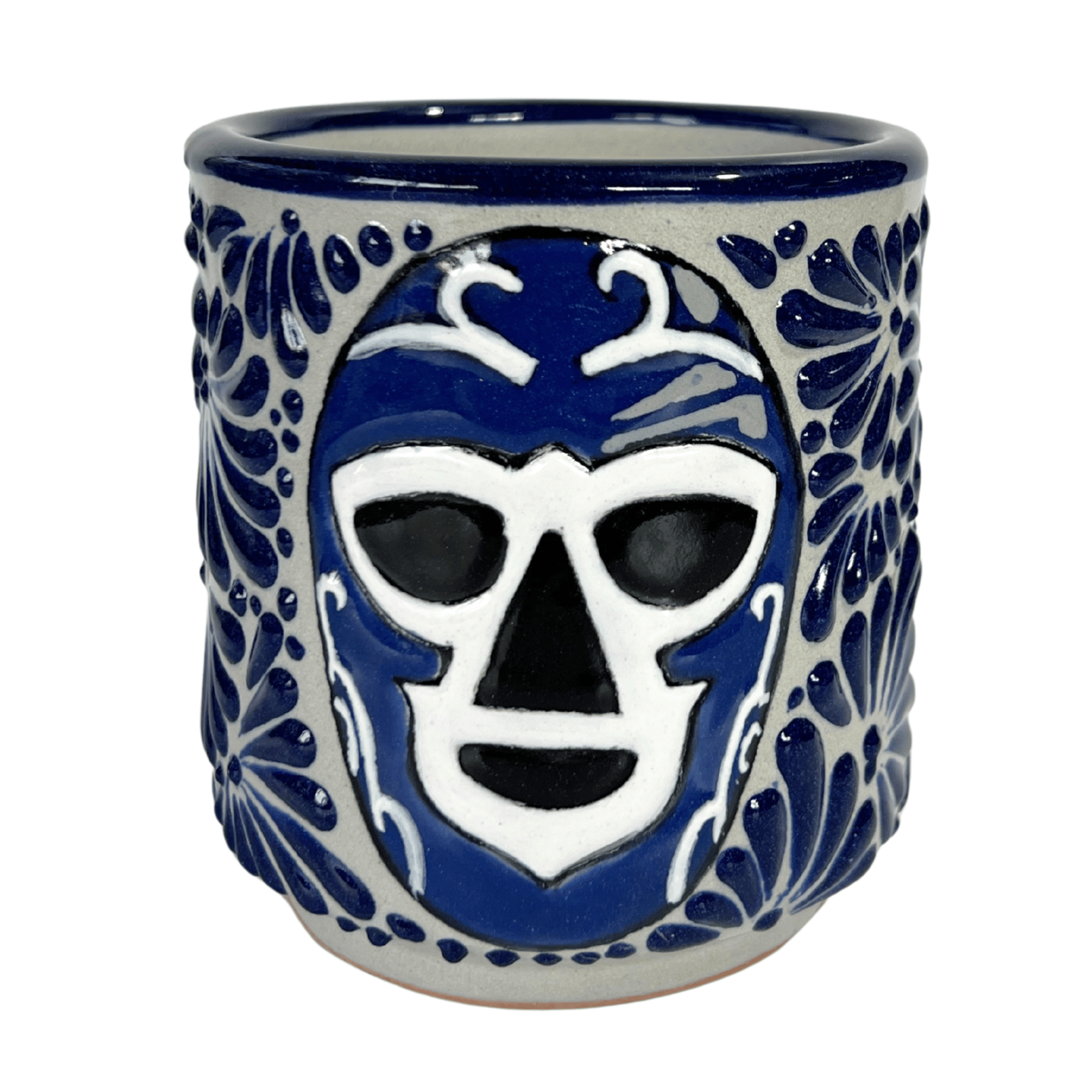 TAZA RECTA ESTANDAR FONDO TRADICIONAL MIK AZUL COBALTO LUCHADOR AZUL COBALTO