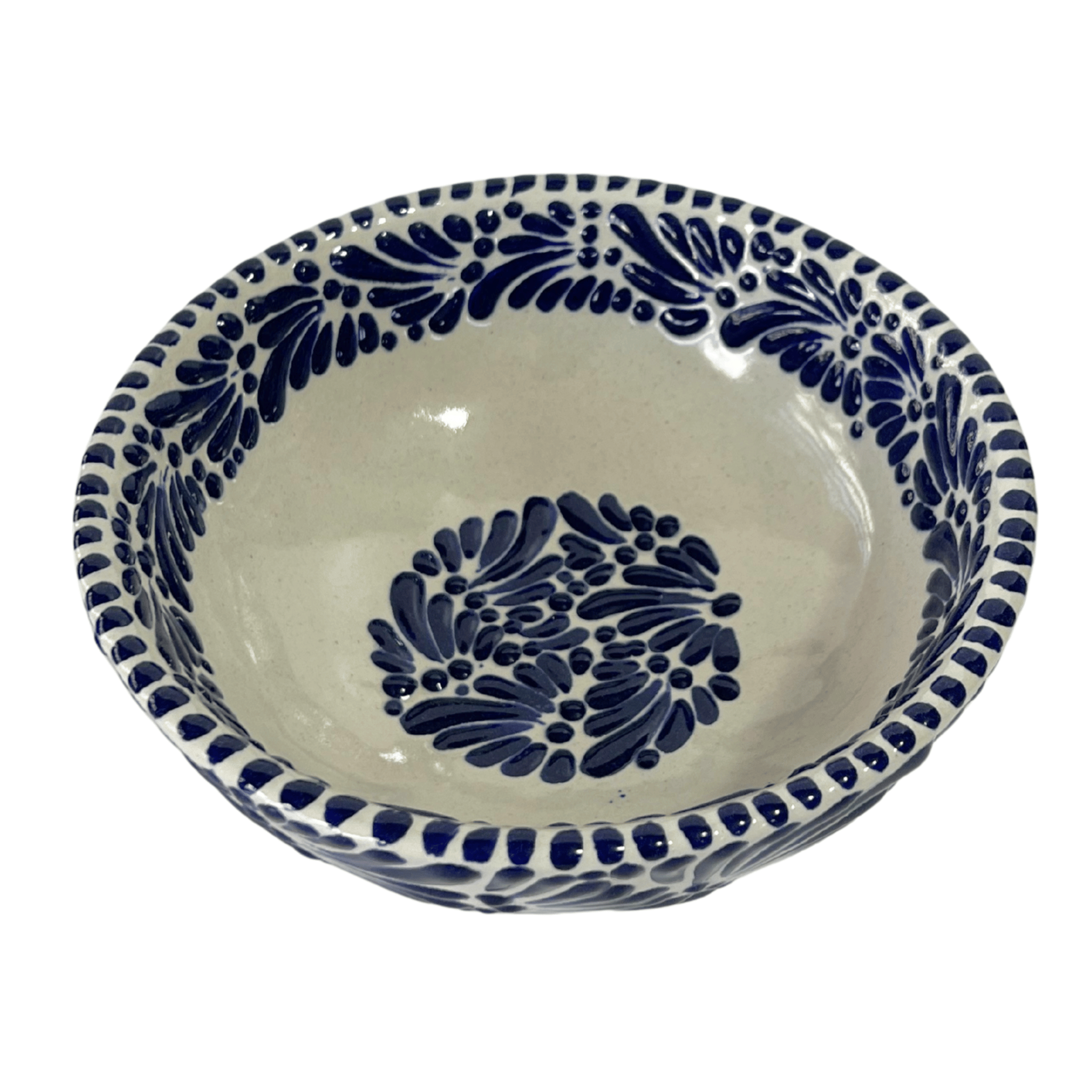 SALSERA MOLCAJETE GRANDE FONDO TRADICIONAL MIK AZUL COBALTO