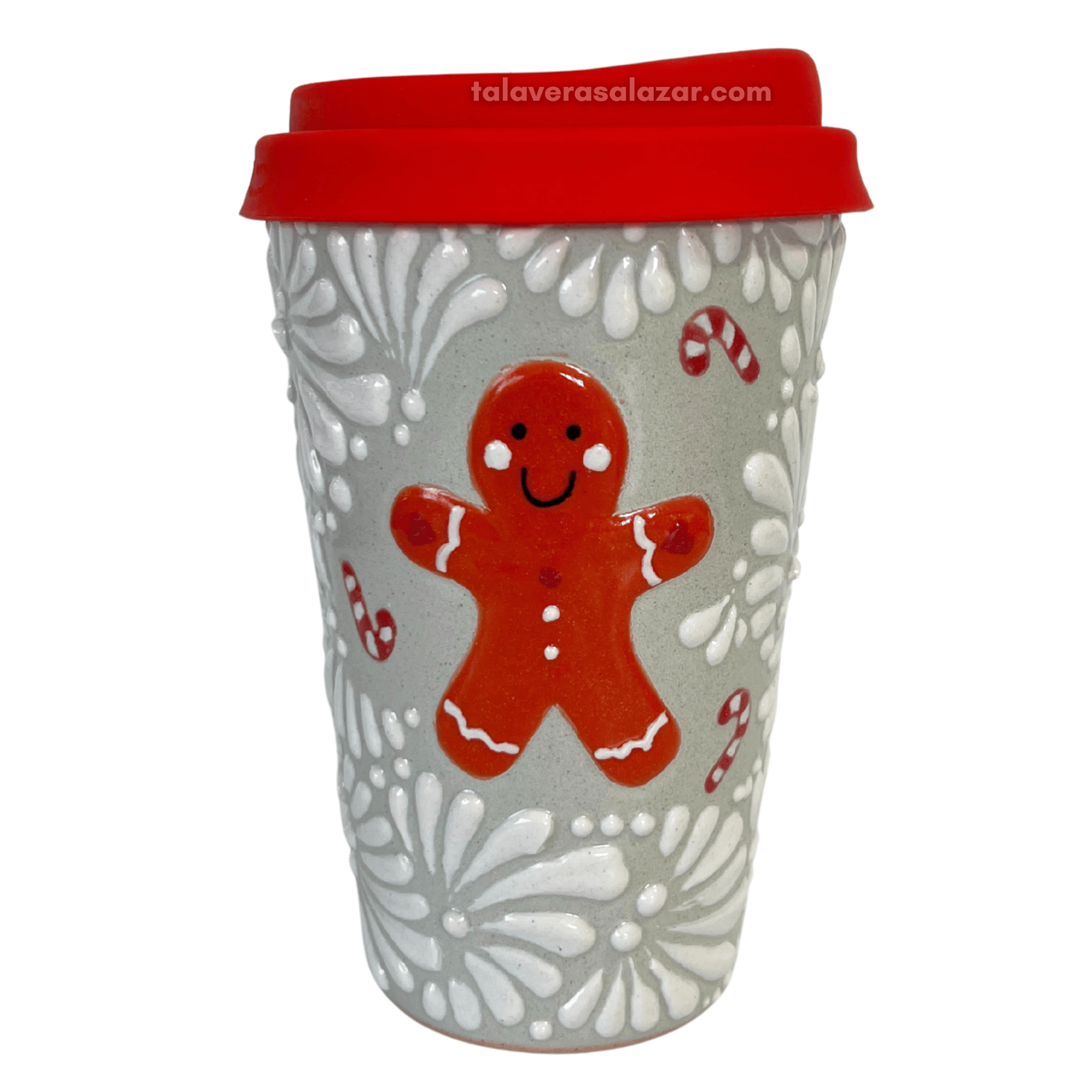 TERMO 15 CM SIN ASA FONDO TRADICIONAL MIK BLANCO MUÑECO DE JENGIBRE