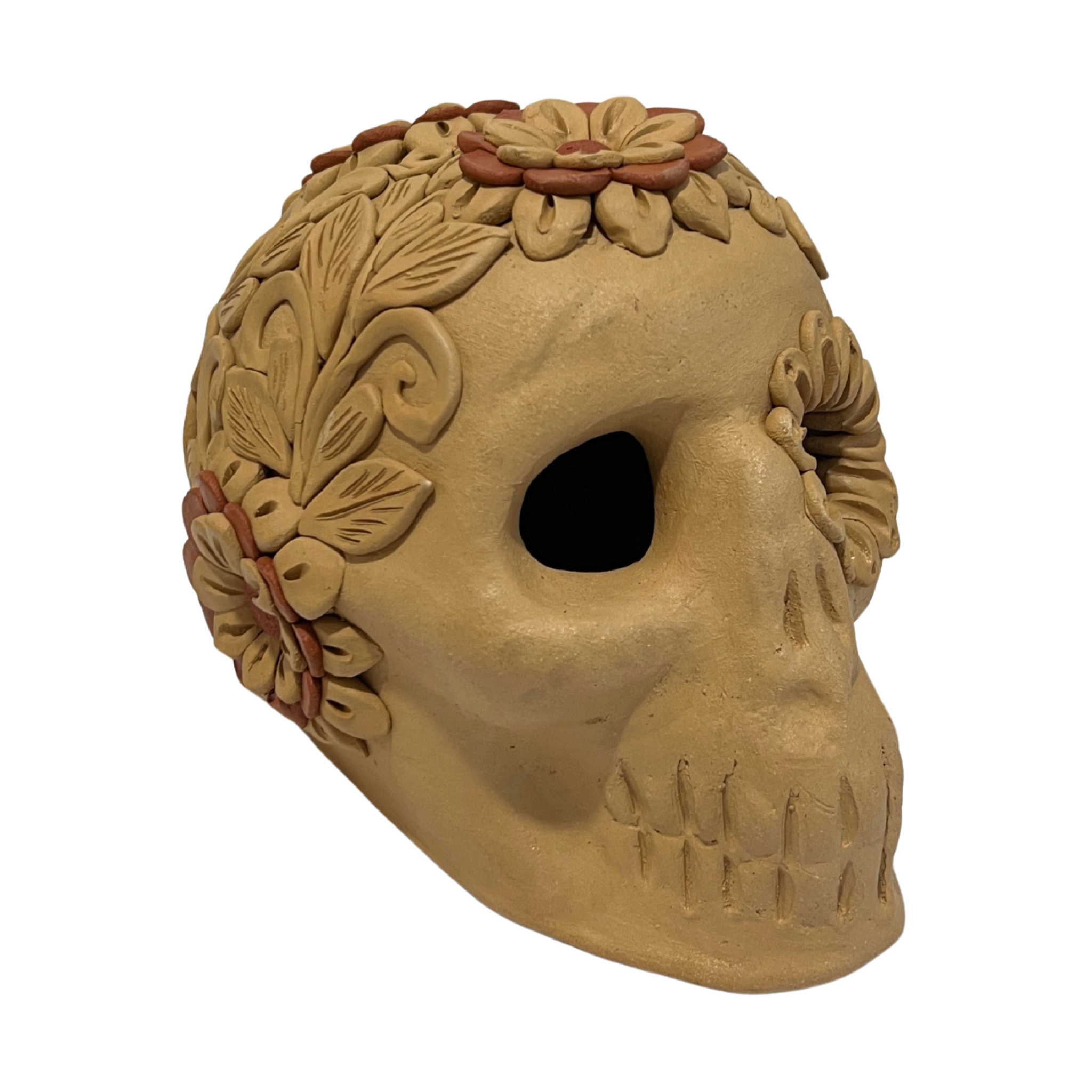 CRANEO BARRO BORDADO NATURAL