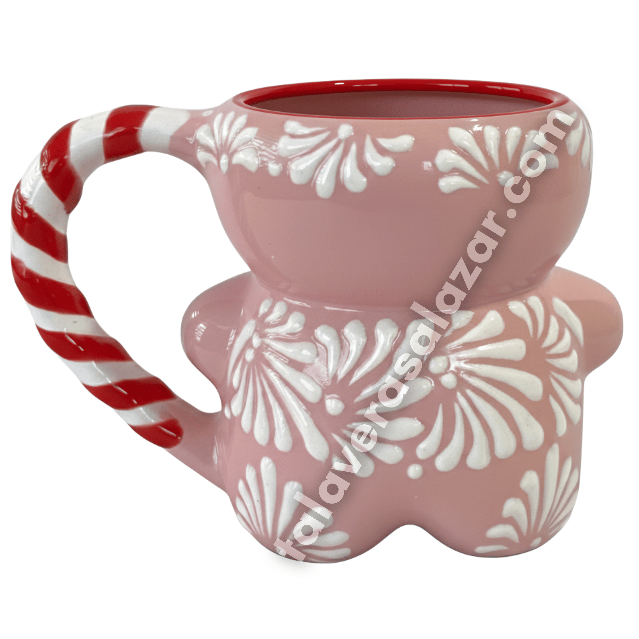 TAZA GALLETA DE JENGIBRE ROSA MOÑITO