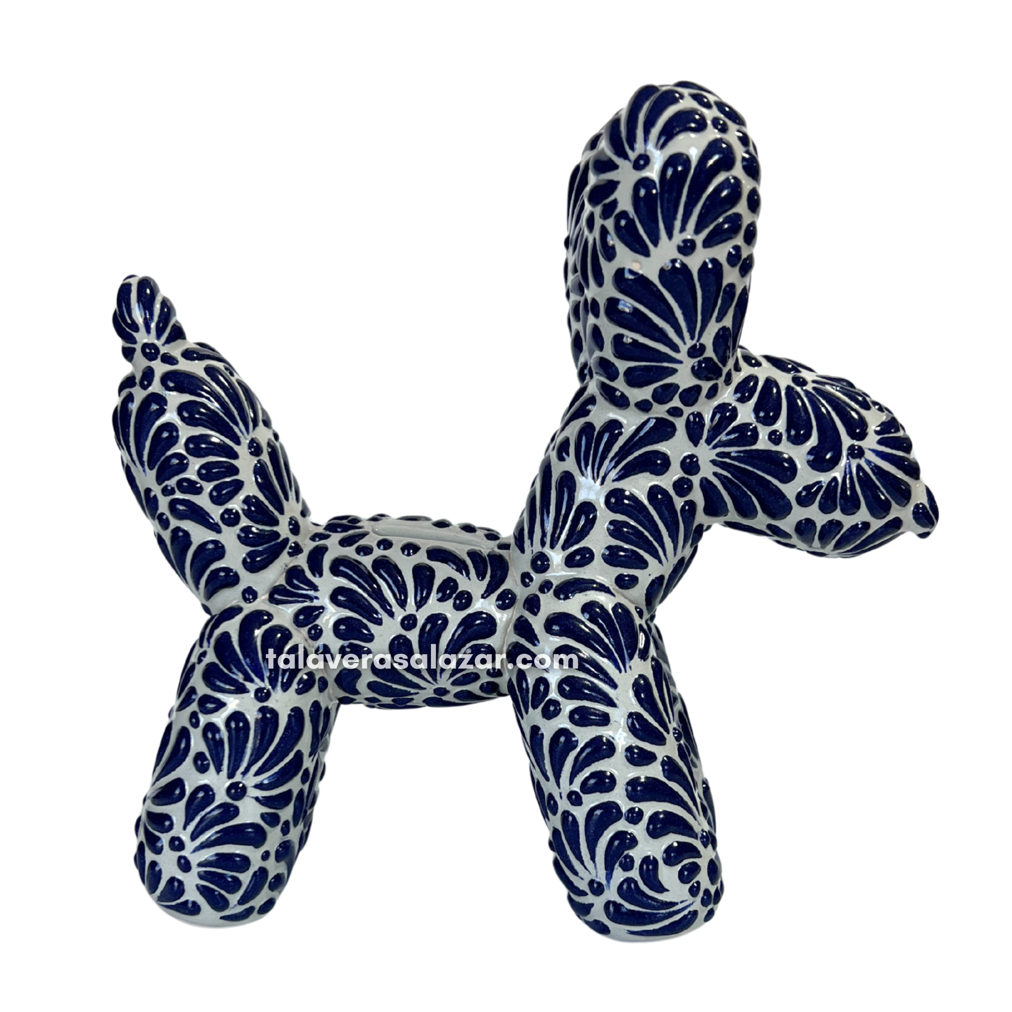 ALCANCIA PERRITO GLOBO FONDO TRADICIONAL MIK AZUL COBALTO