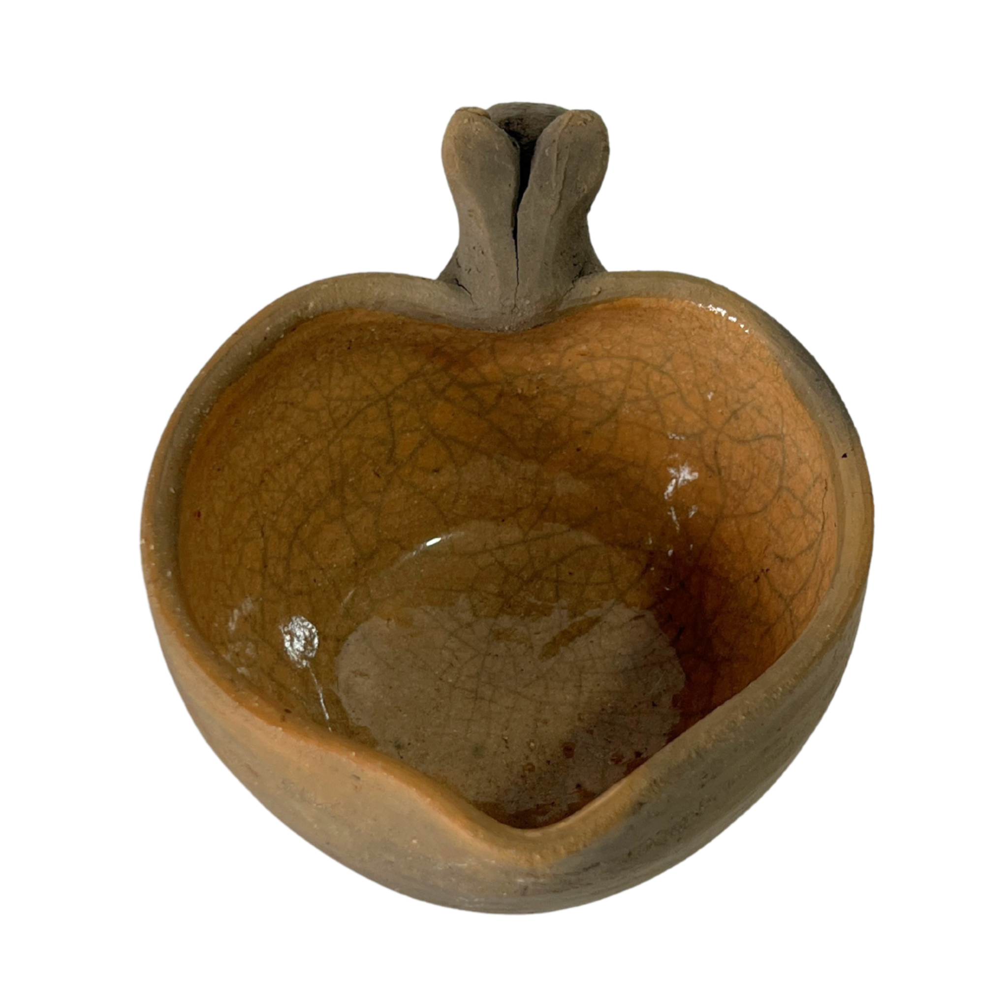 TAZA BARRO AHUMADO DE CORAZON