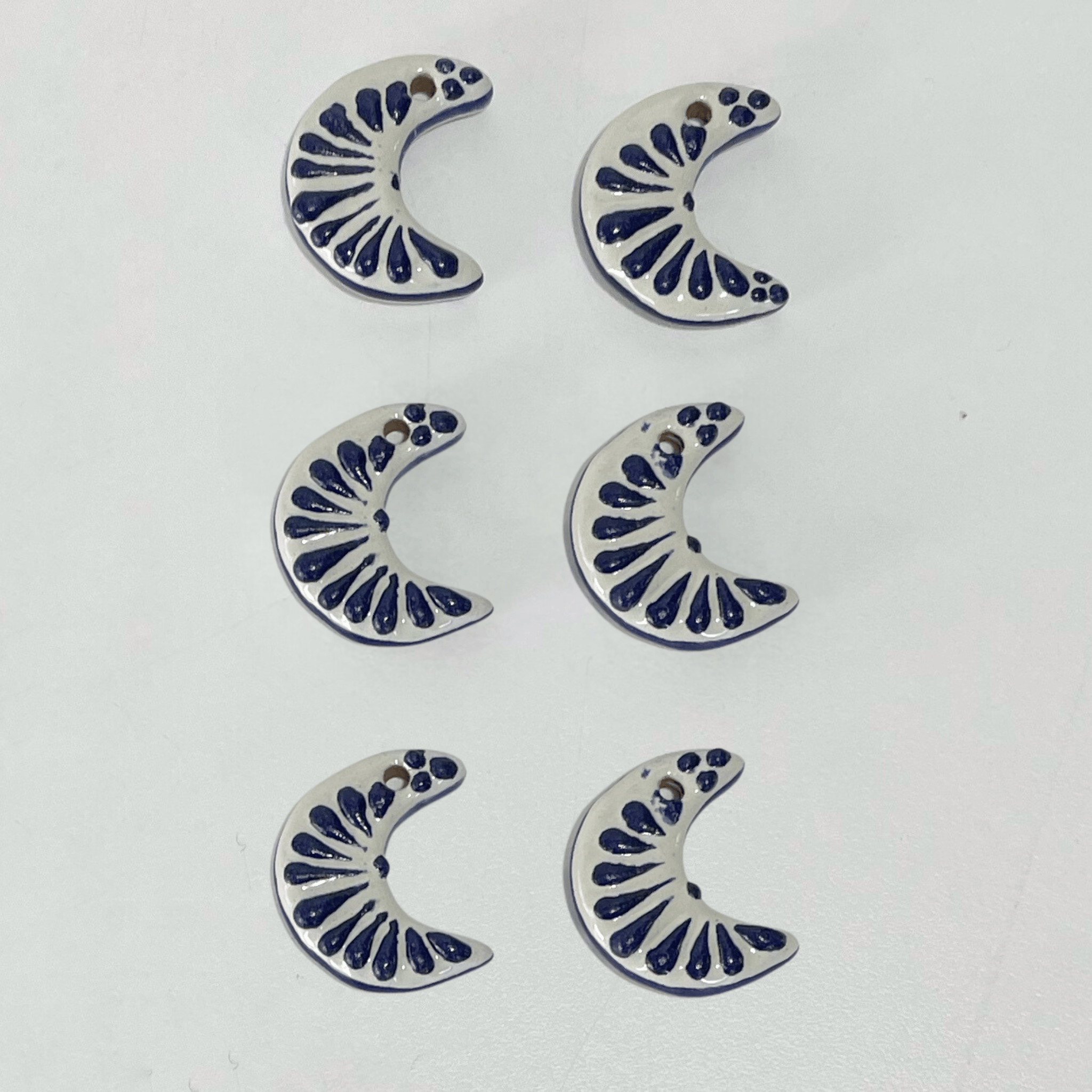 LUNA 2.8 CM FONDO TRADICIONAL DECORADO AZUL COBALTO