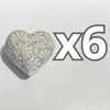 ALHAJERO GRANDE FORMA DE CORAZON FONDO TRADICIONAL MIK BLANCO