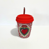 TERMO CUCHARA SAGRADO CORAZON ROJO ESTILO MIK