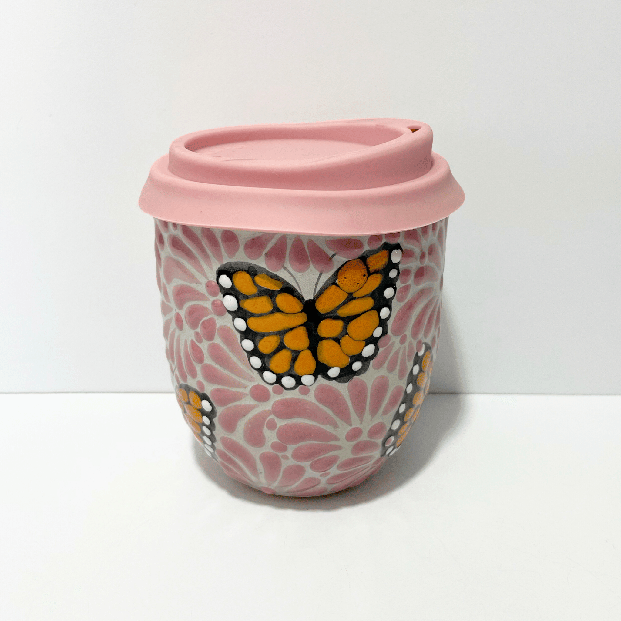 TERMO BOLITA FONDO TRADICIONAL MIK ROSA MARIPOSAS
