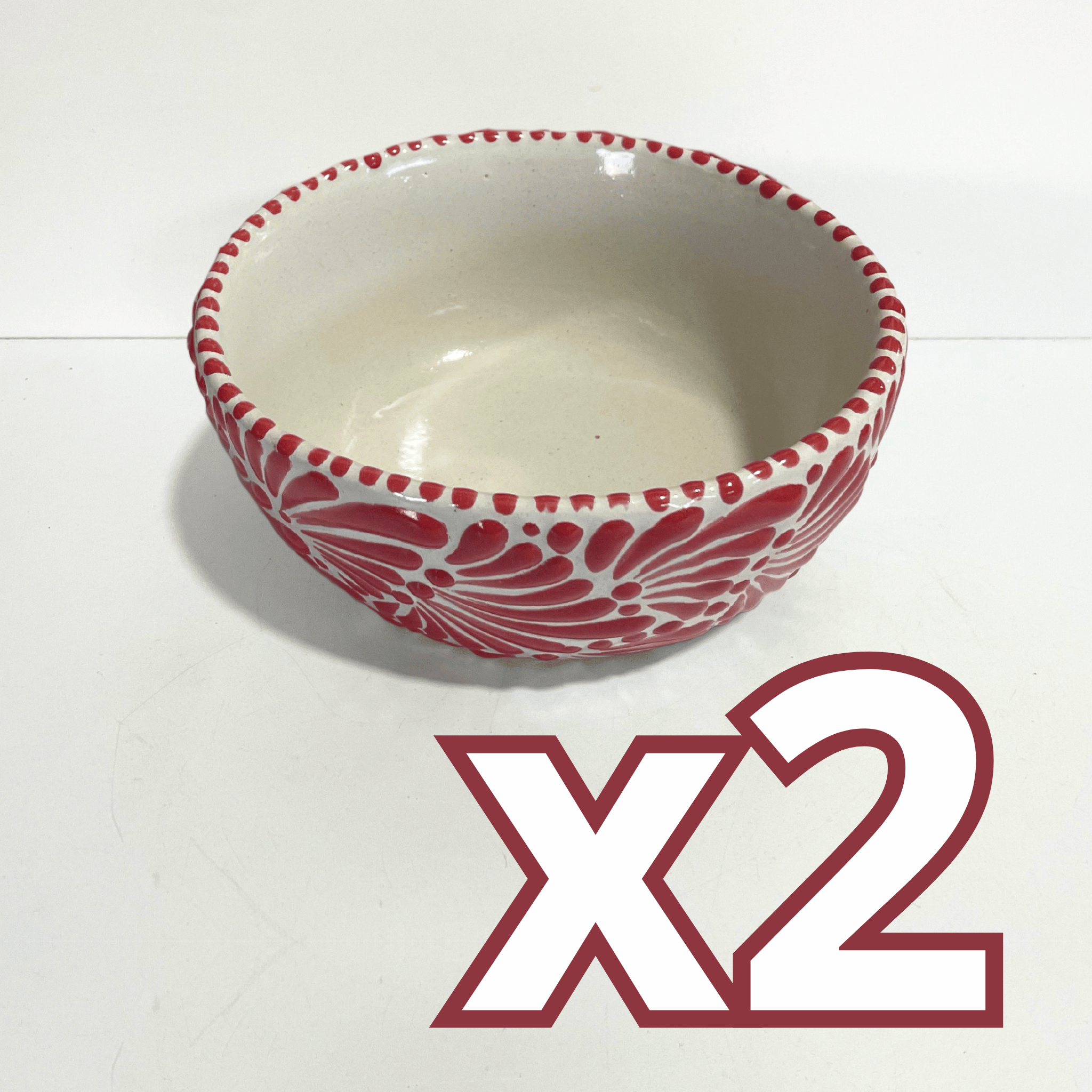 TAZON 15 CM FONDO TRADICIONAL MIK ROJO