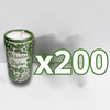 TEQUIVELA PERSONALIZADA FONDO BLANCO MIK VERDE BANDERA BAUTIZO