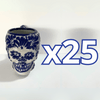 TAZA FORMA DE CRANEO FONDO TRADICIONAL MIK AZUL COBALTO
