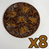 PLATO PLANO FONDO CAFE MIK CAFE CHOCOLATE MARIPOSAS