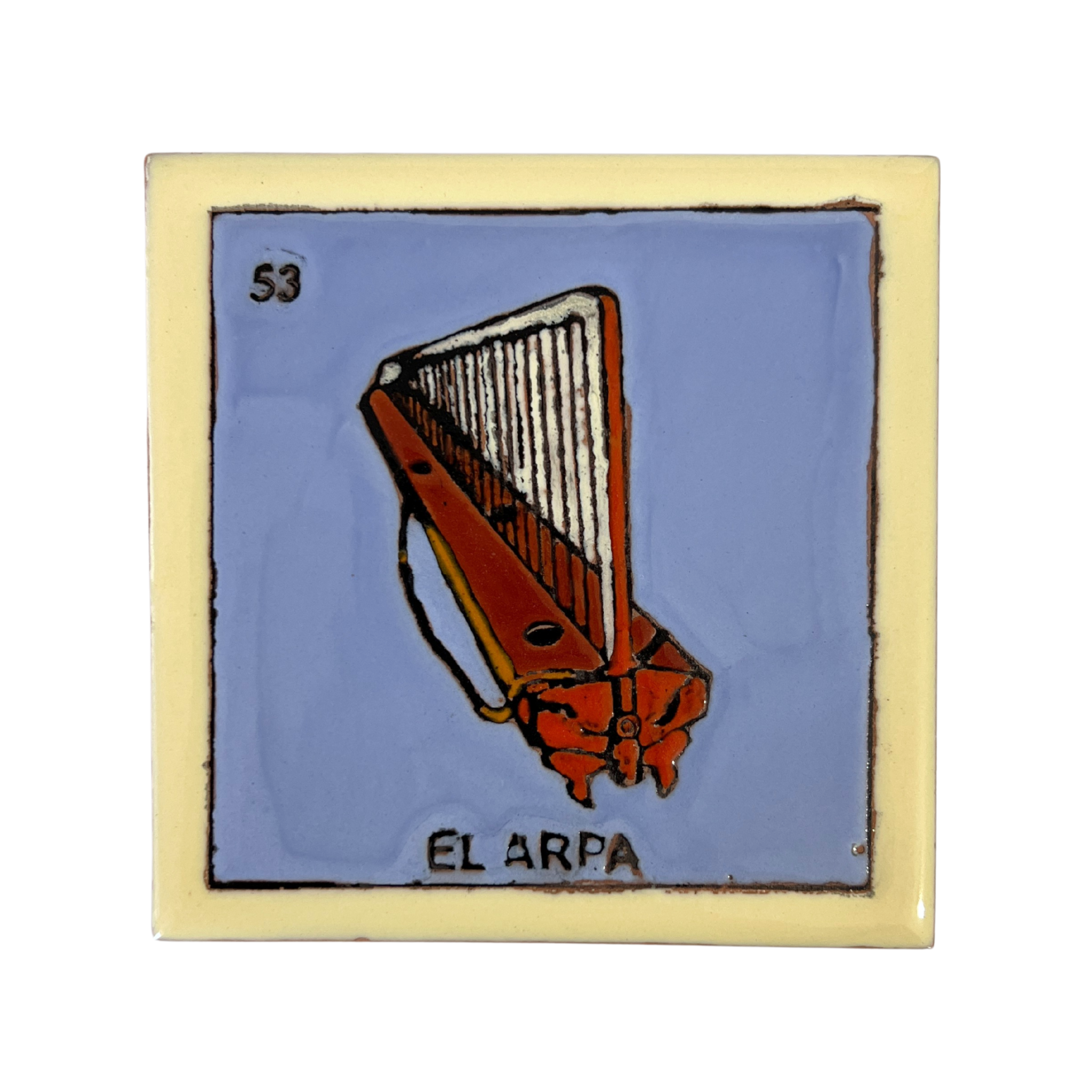 MOSAICO 10 CM LOTERIA EL ARPA