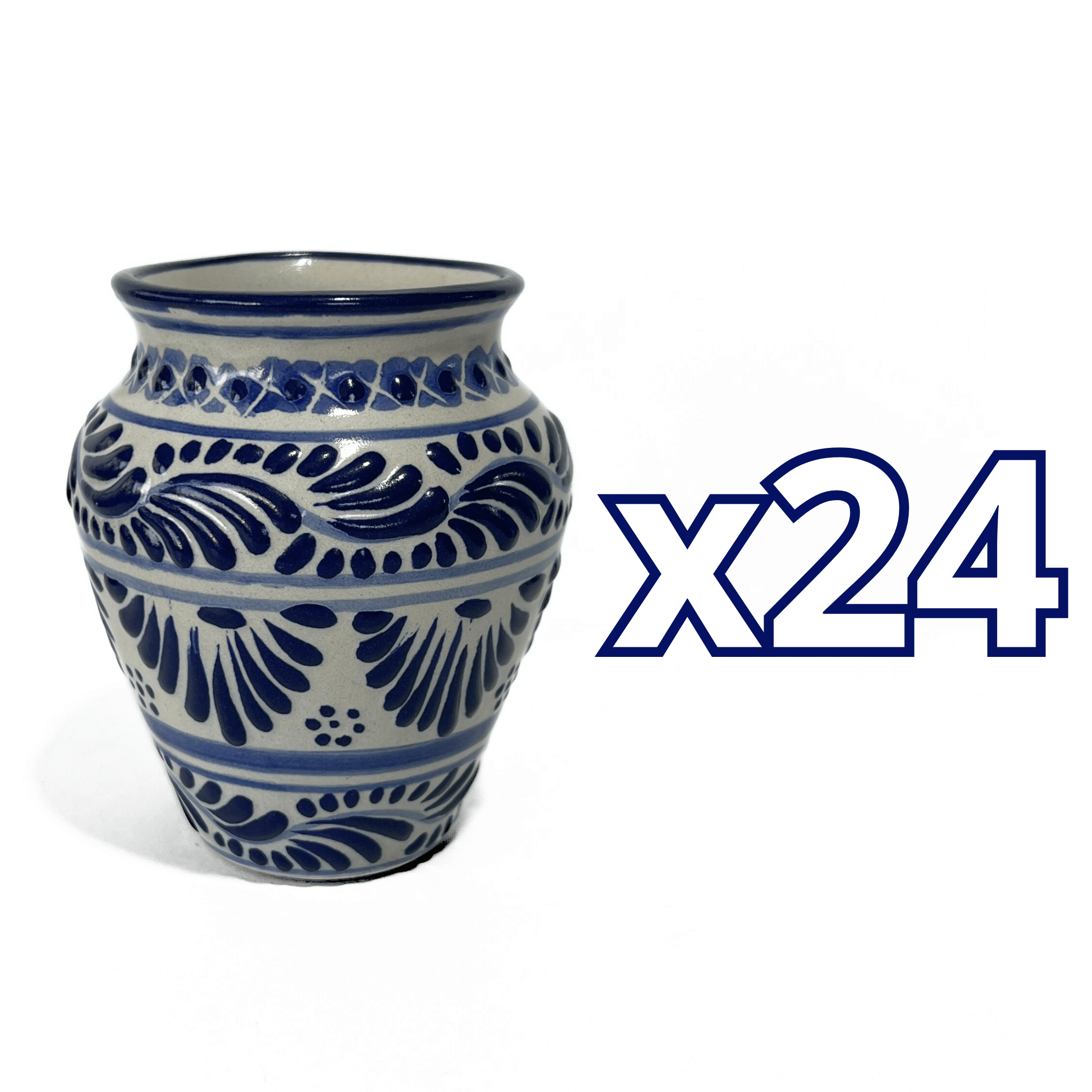 CANTARITO NO PERSONALIZADO FONDO TRADICIONAL CENEFA AZUL COBALTO