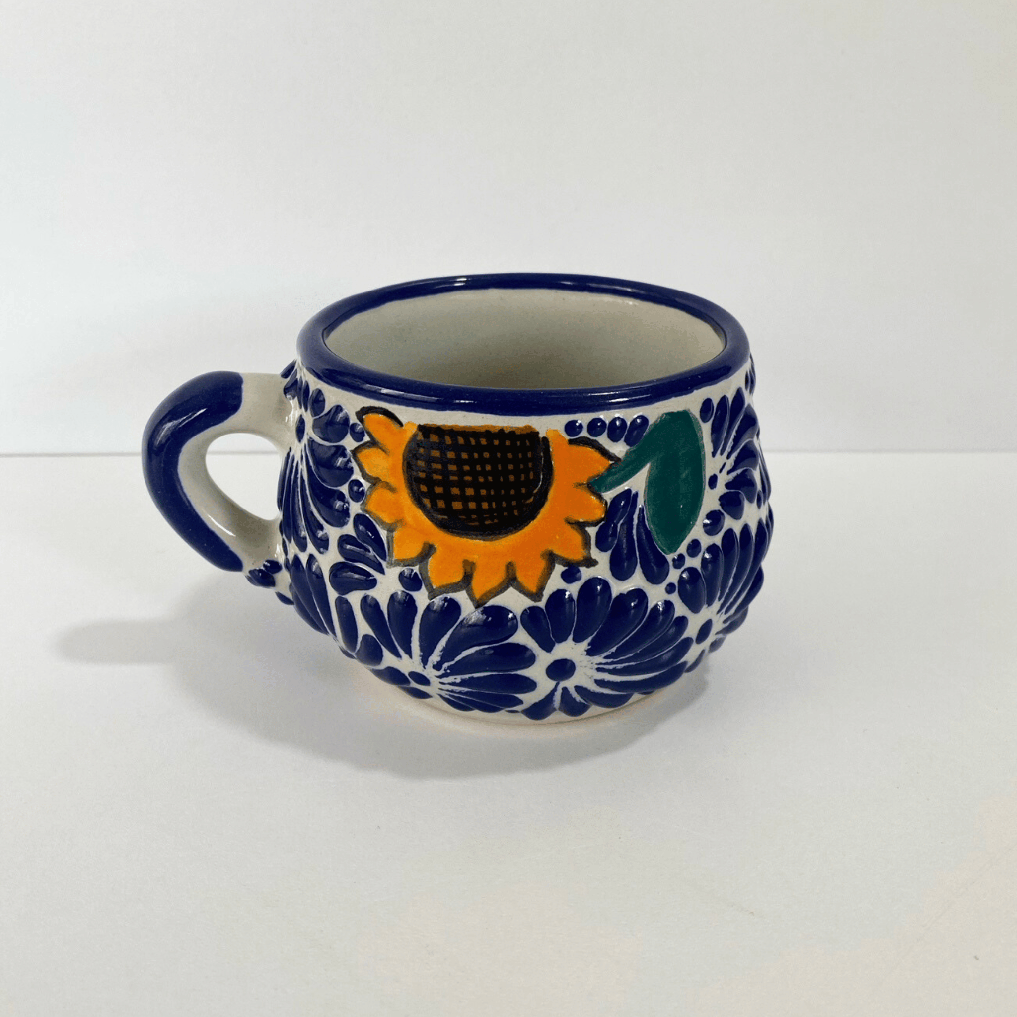 TAZA CHOCOLATERA MEDIANA VERSION GIRASOL ESTILO MIK