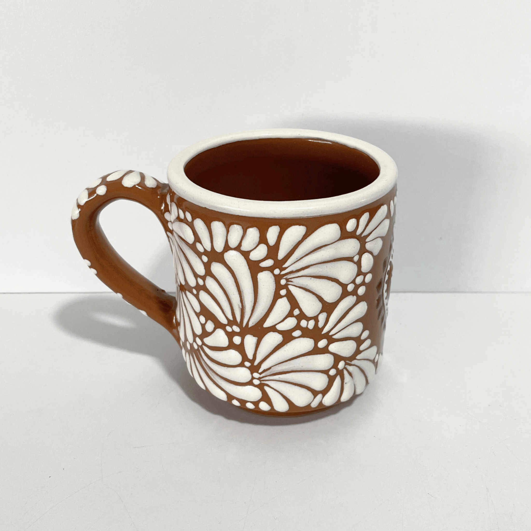 TAZA RECTA ESTANDAR FONDO CAFE MIK BLANCO SAGRADO CORAZON CAFE
