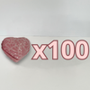 PAQUETE ALHAJERO CHICO FORMA DE CORAZON NO PERSONALIZADO FONDO ROSA MIK ROSA