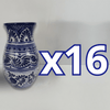 FLORERO BOLICHE 25 CM FONDO TRADICIONAL CENEFA AZUL COBALTO