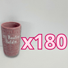TEQUILERO PERSONALIZADO FONDO ROSA CENEFA ROSA MI BAUTIZO NOMBRE
