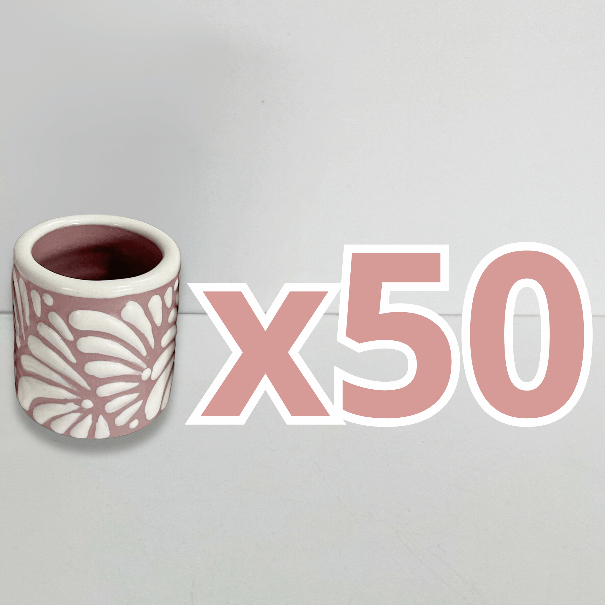 MEZCALERO NO PERSONALIZADO FONDO ROSA MIK BLANCO
