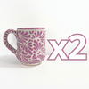 TAZA RECTA ESTANDAR FONDO TRADICIONAL MIK MORADO