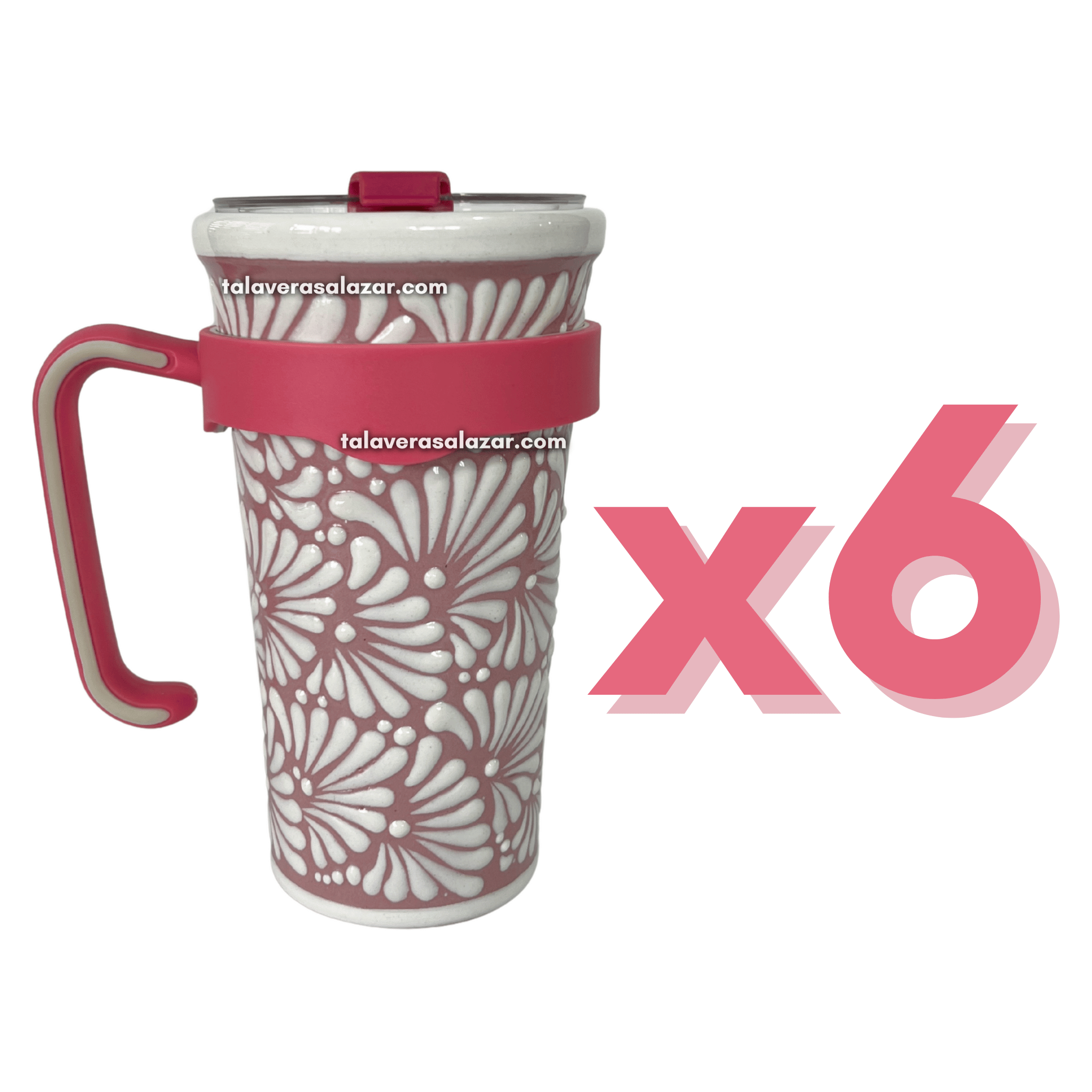 TERMO PRO ASA FONDO ROSA MIK BLANCO