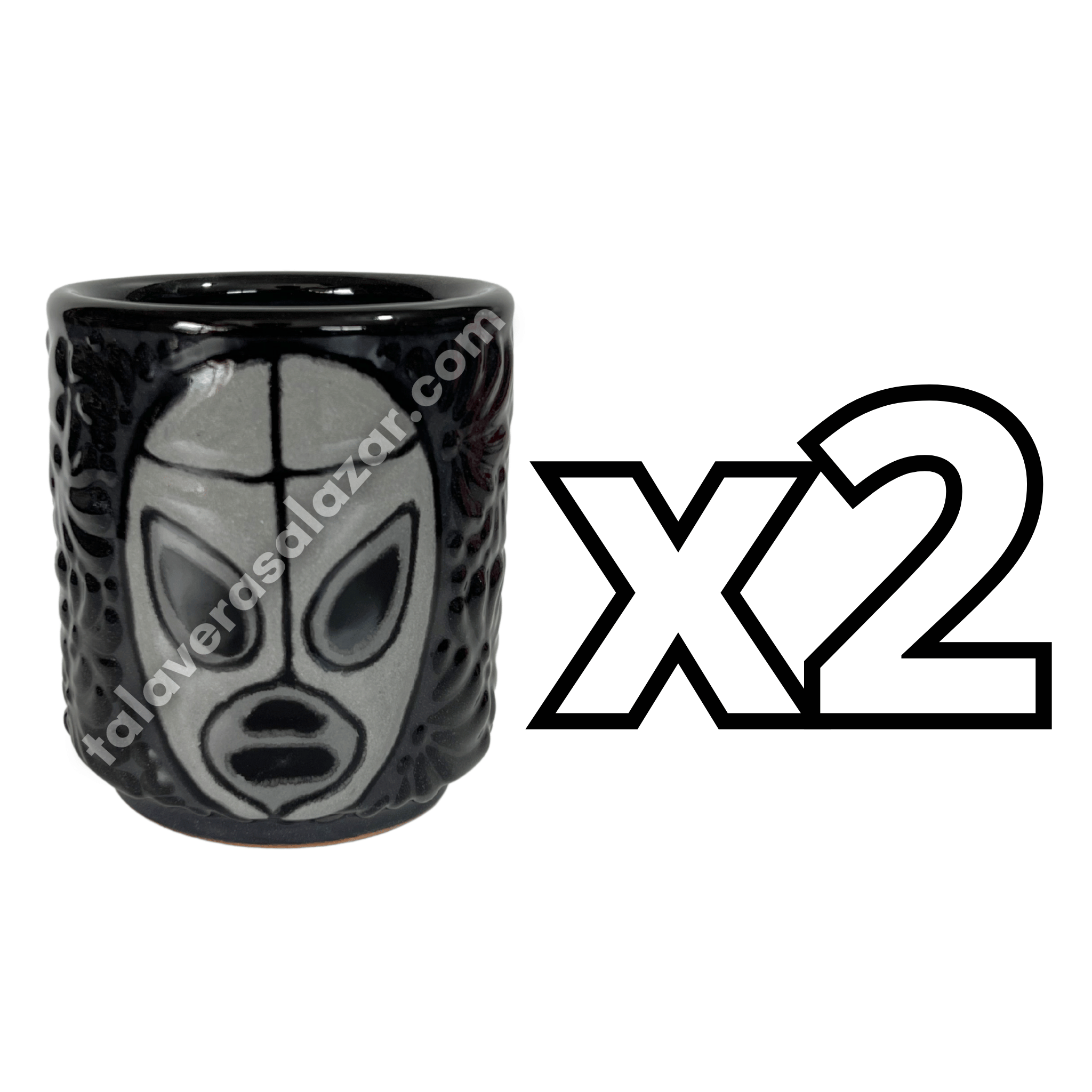 TAZA RECTA ESTANDAR MIK SUPER BLACK LUCHADOR
