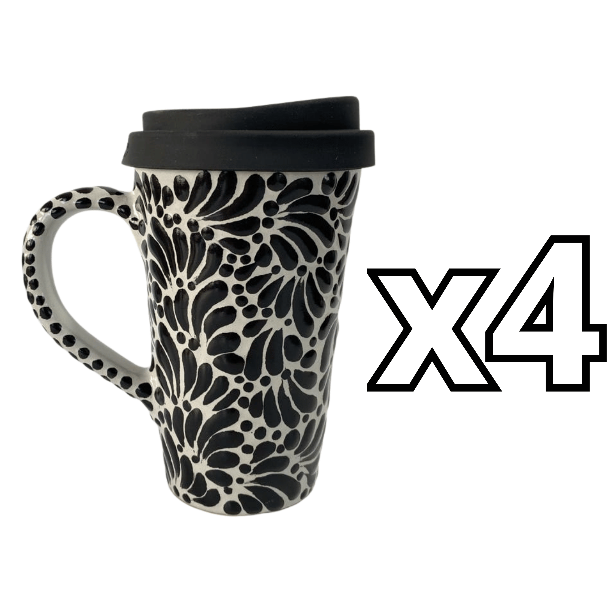 TERMO CON ASA 15 CM FONDO TRADICIONAL MIK NEGRO