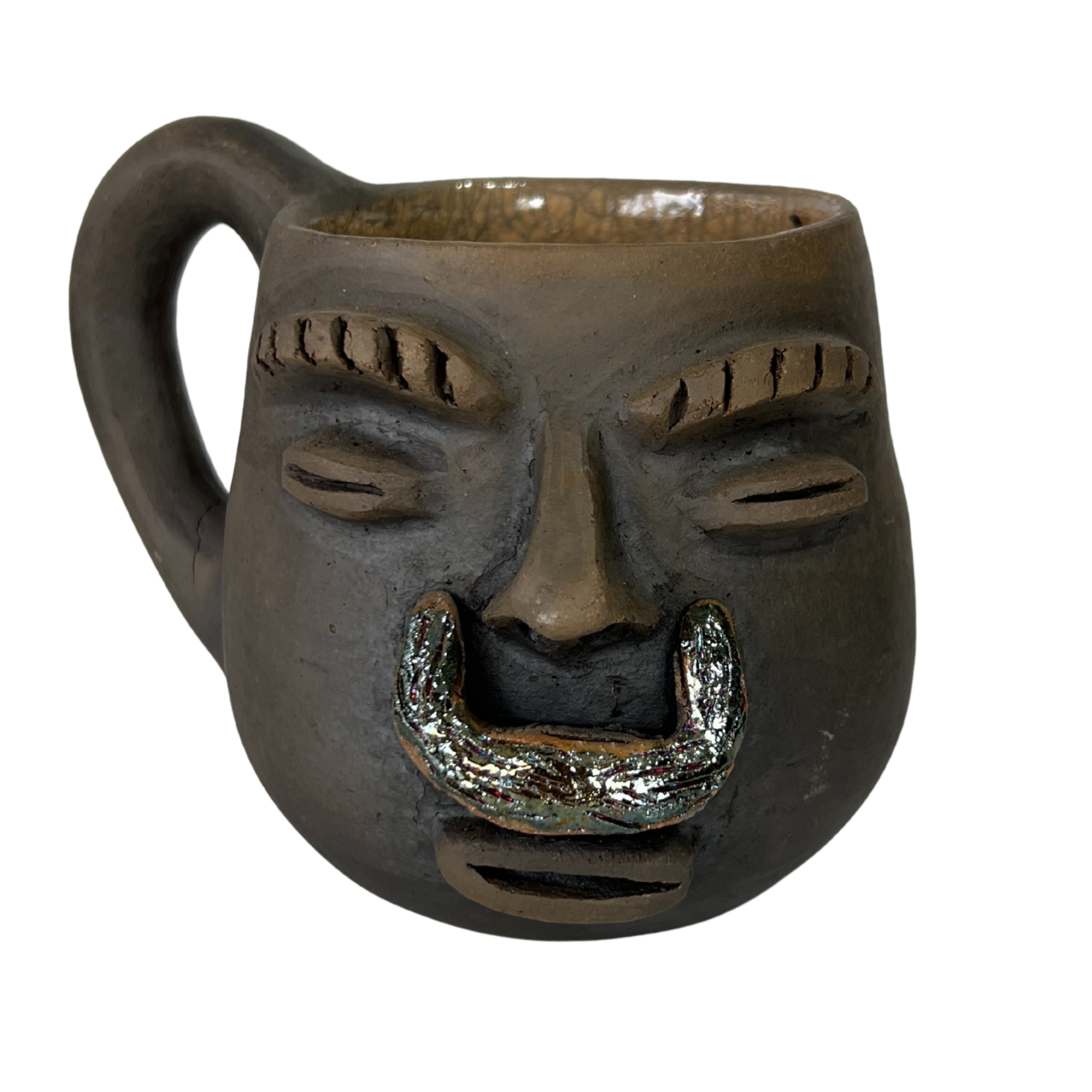 TAZA NARIGUERA BARRO AHUMADO