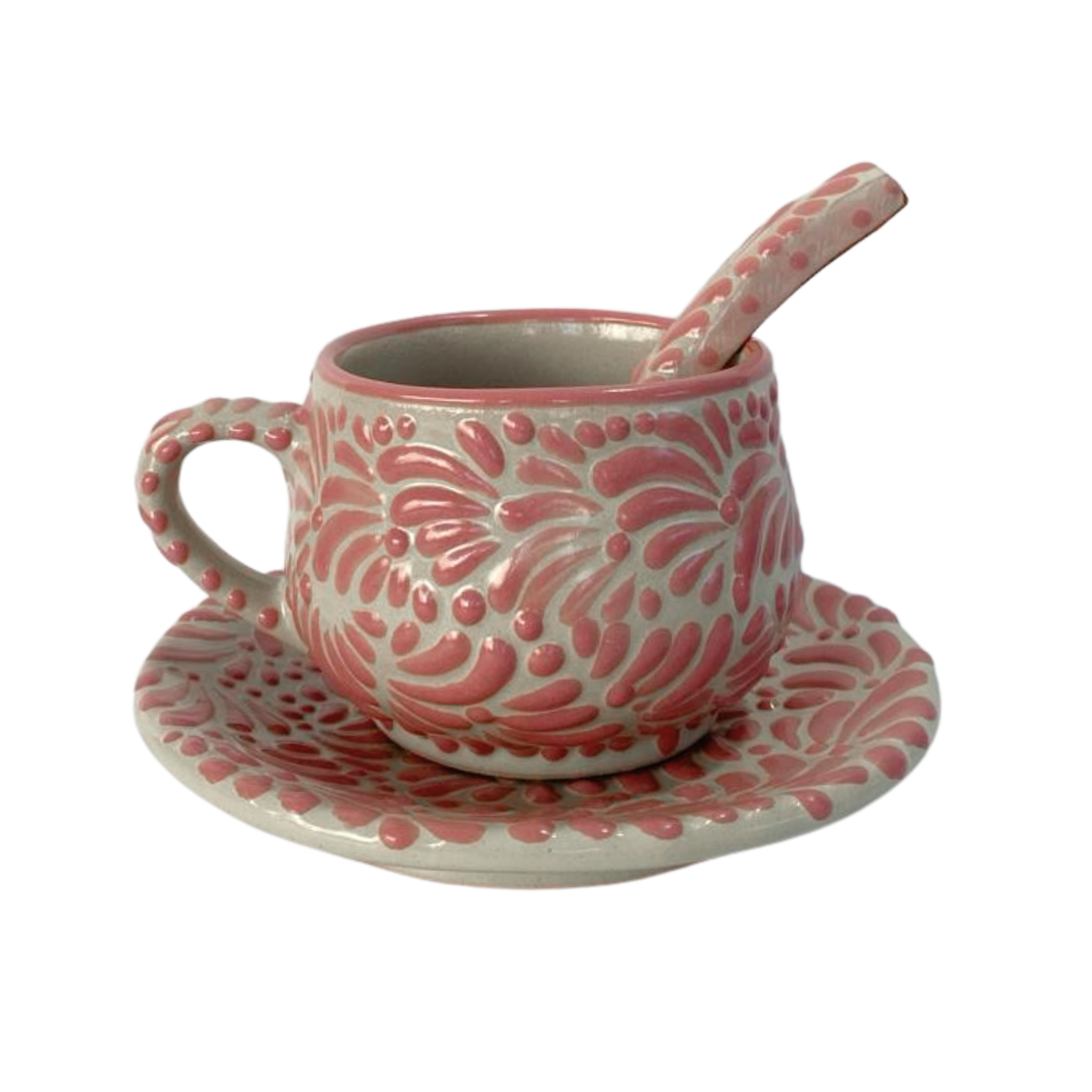 SET 3 PIEZAS CHOCOLATERA MEDIANA FONDO TRADICIONAL MIK ROSA