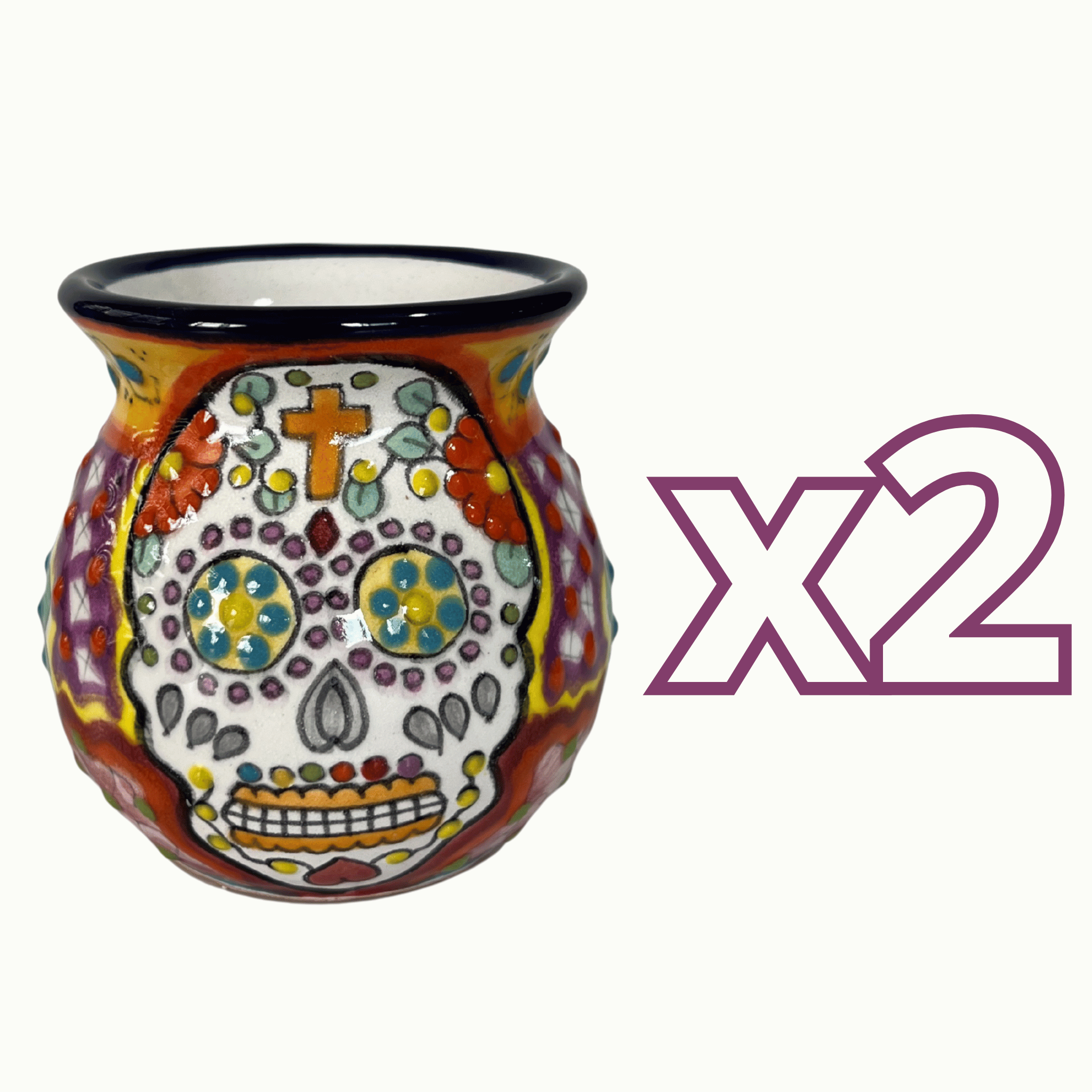 JARRO CALAVERA MULTICOLOR