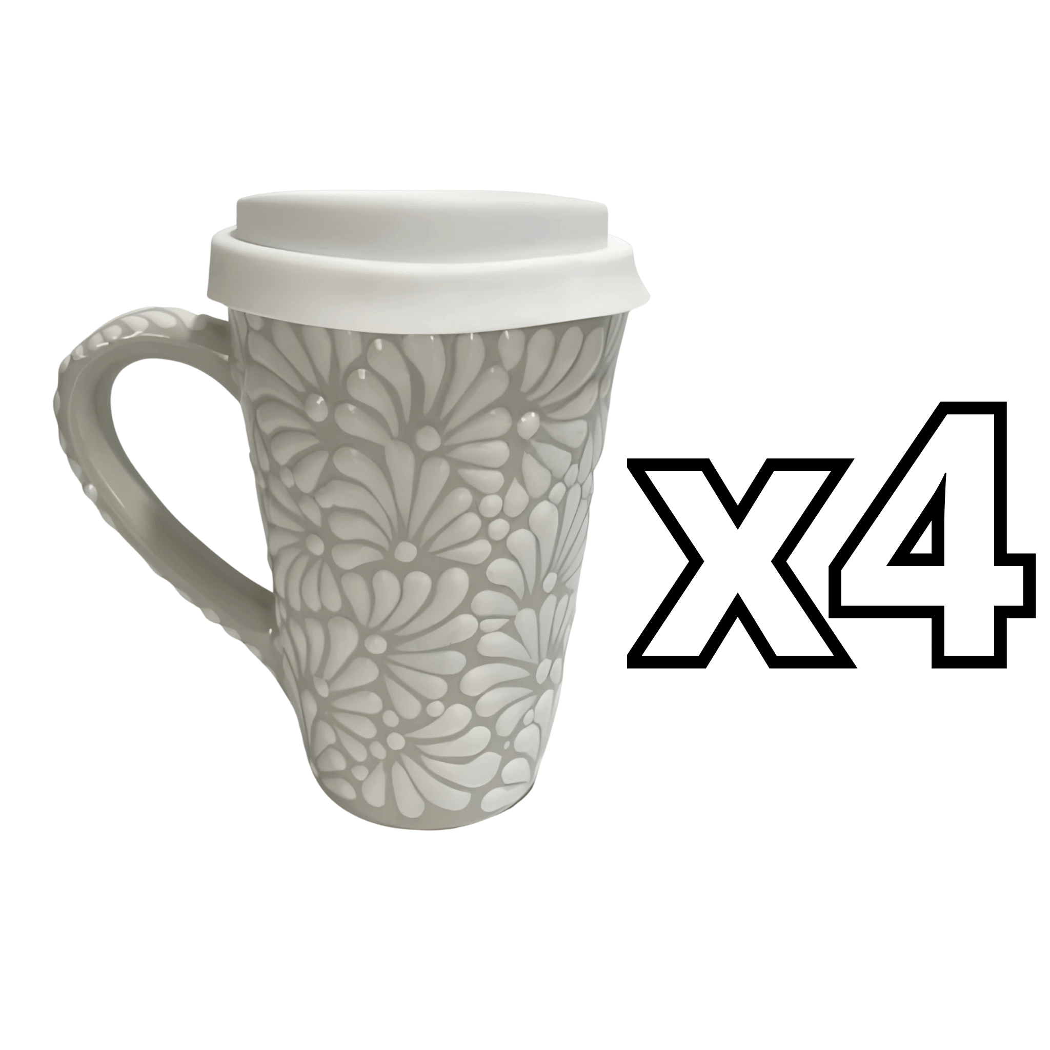TERMO CON ASA 15 CM FONDO TRADICIONAL MIK BLANCO