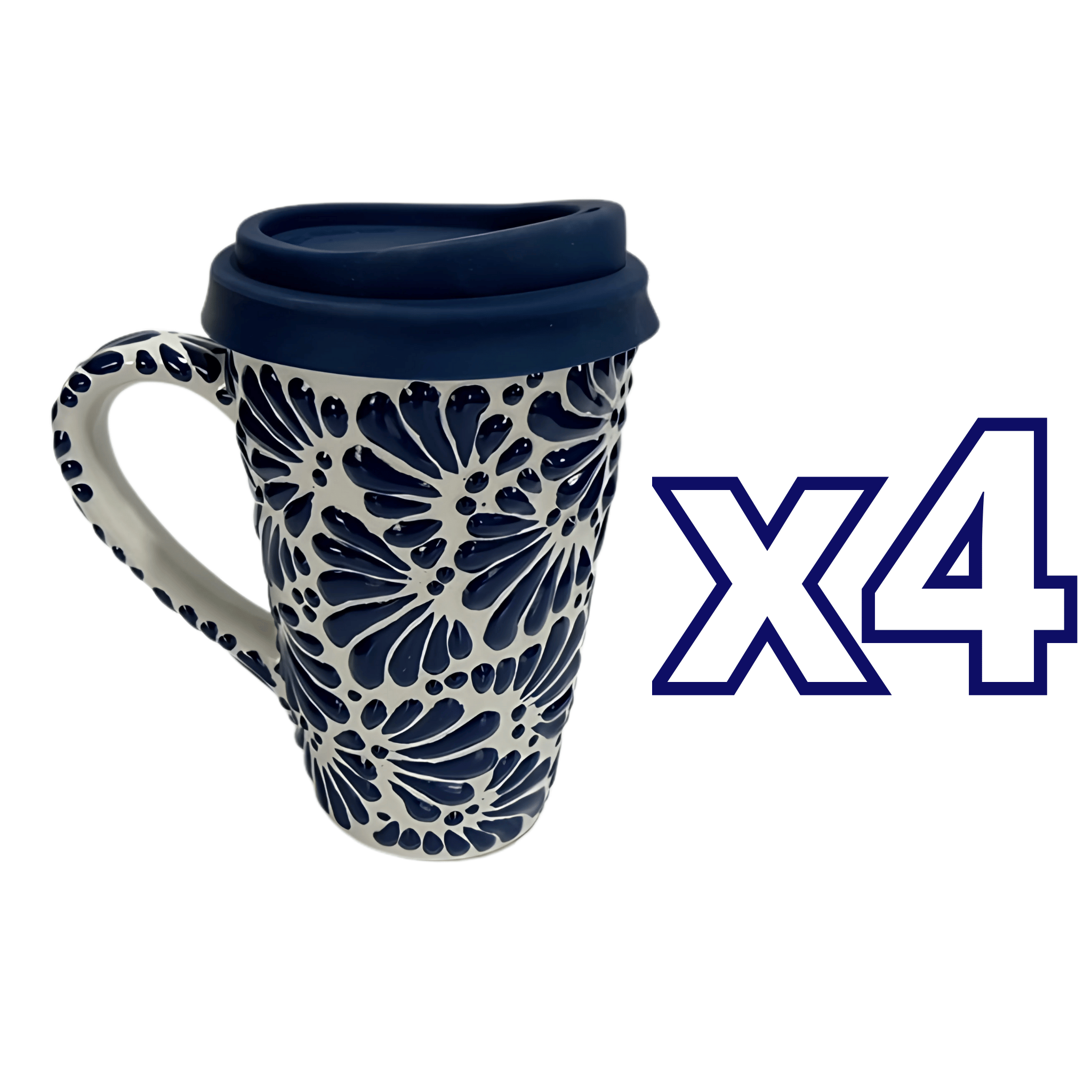 TERMO CON ASA 15 CM FONDO TRADICIONAL MIK AZUL COBALTO