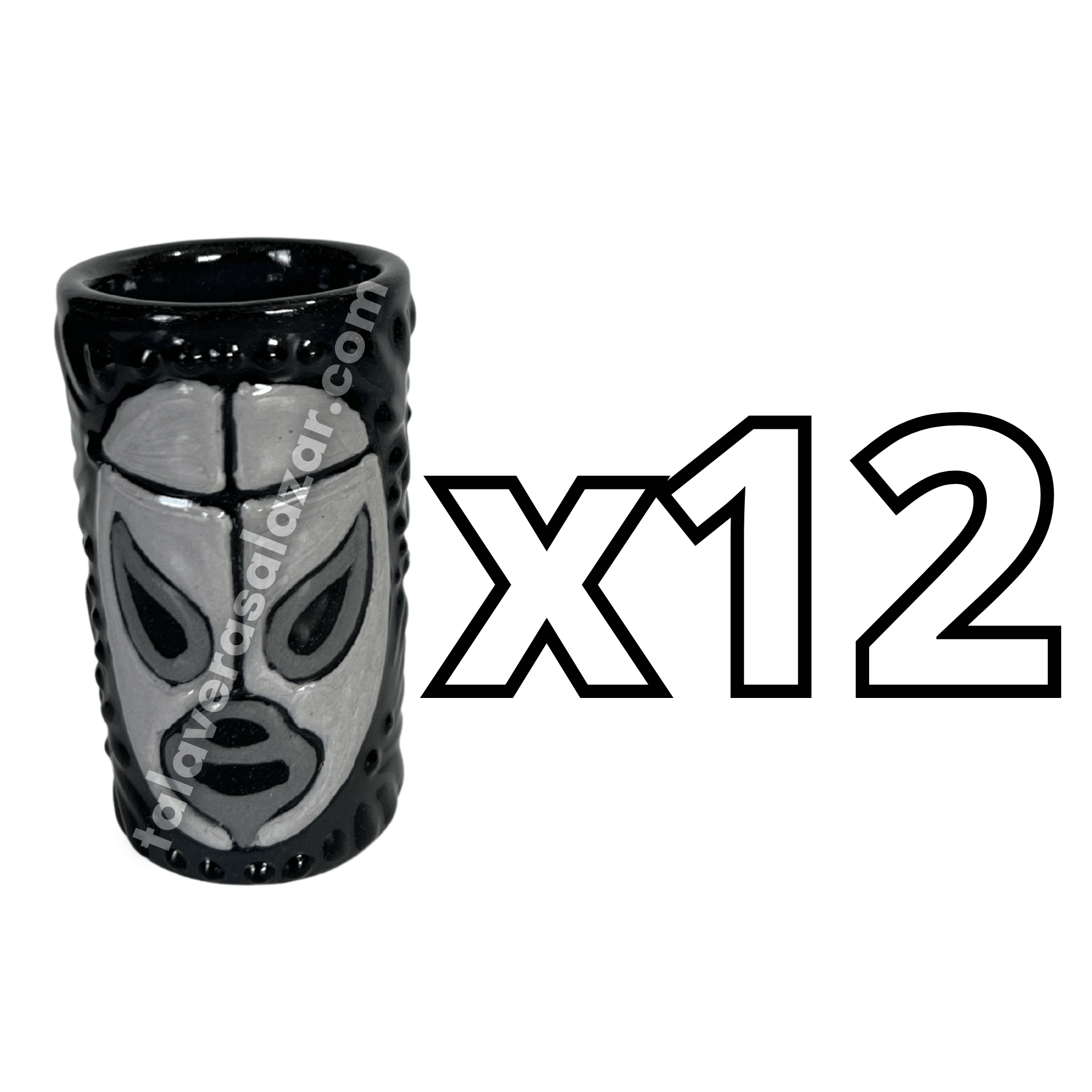 TEQUILERO NO PERSONALIZADO MIK SUPER BLACK LUCHADOR