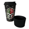 TERMO 15 CM SIN ASA FONDO TRADICIONAL MIK NEGRO LUCHADOR TRICOLOR